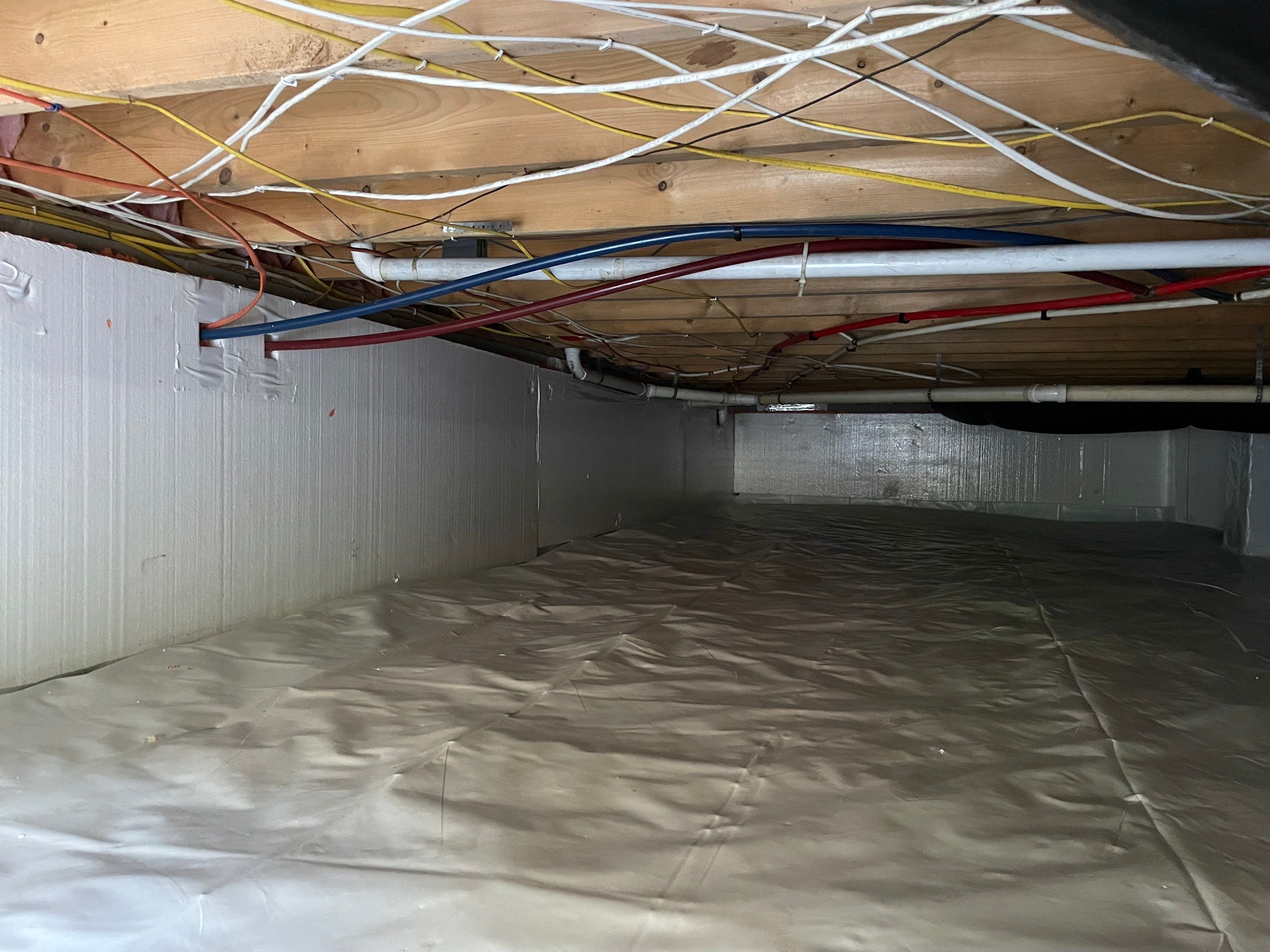 Premium Encapsulation with Bora-Foam using Bora-Foam Insulation by Impact Crawlspace