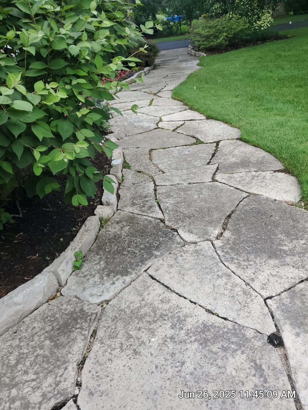 Glenview stone repair, and cleaning by Northern Power Washing LLC.