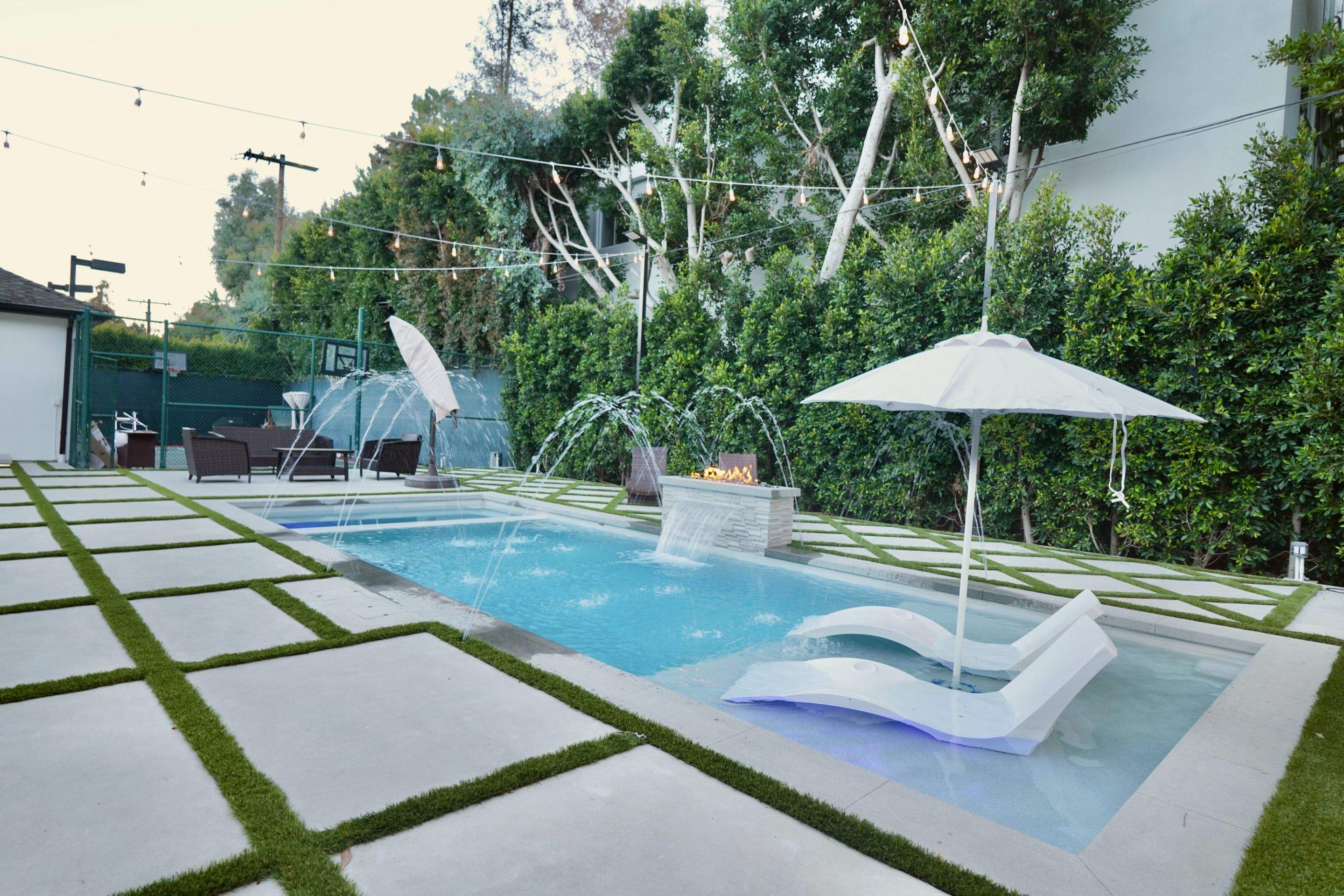 Complete Pool & Backyard Transformation, Pergola, Firepit, Deckwork by Lax Home Inc 