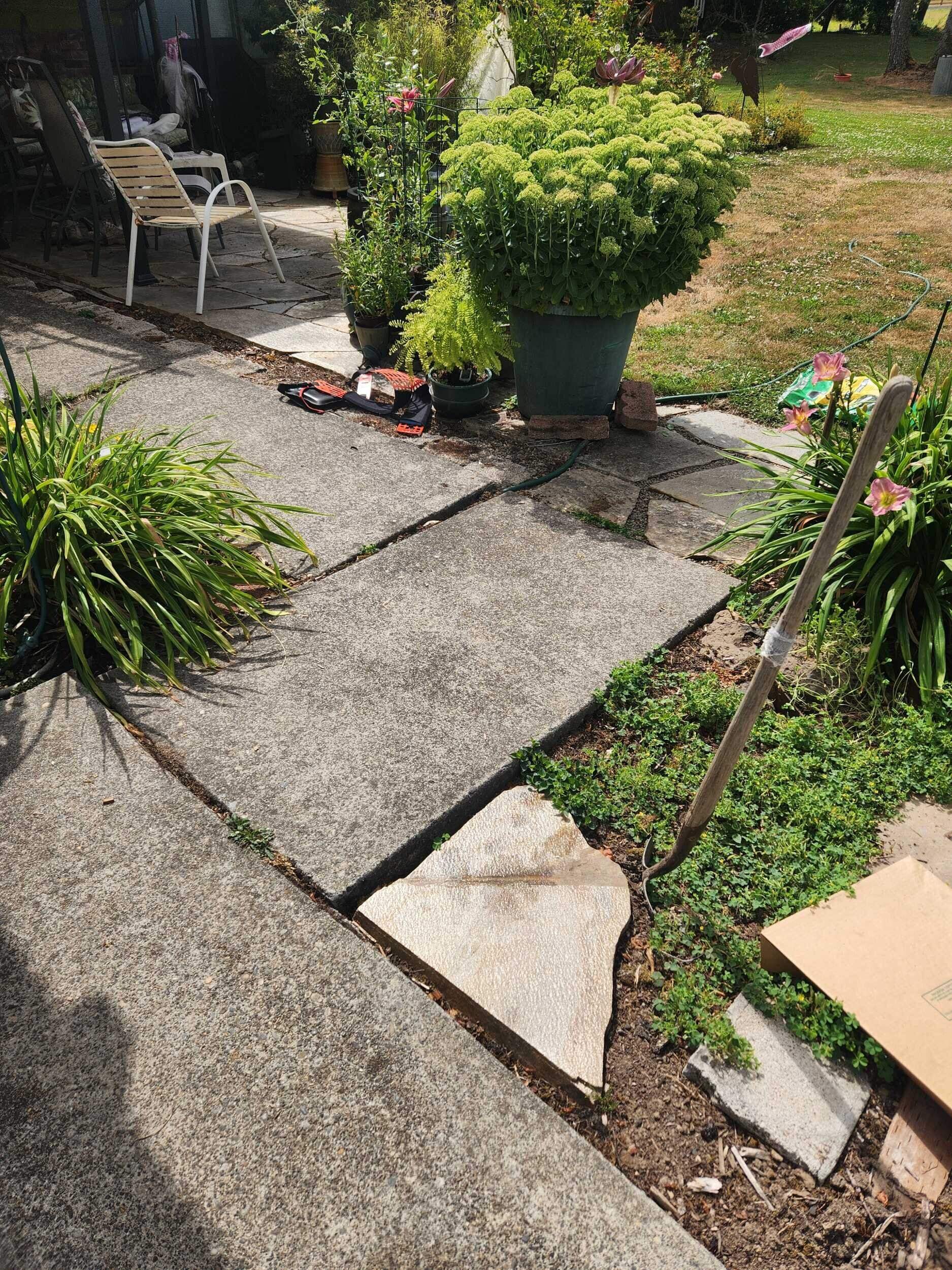 Oregon City Residential Concrete Walkway and Driveway Extension by American Made Construction 
