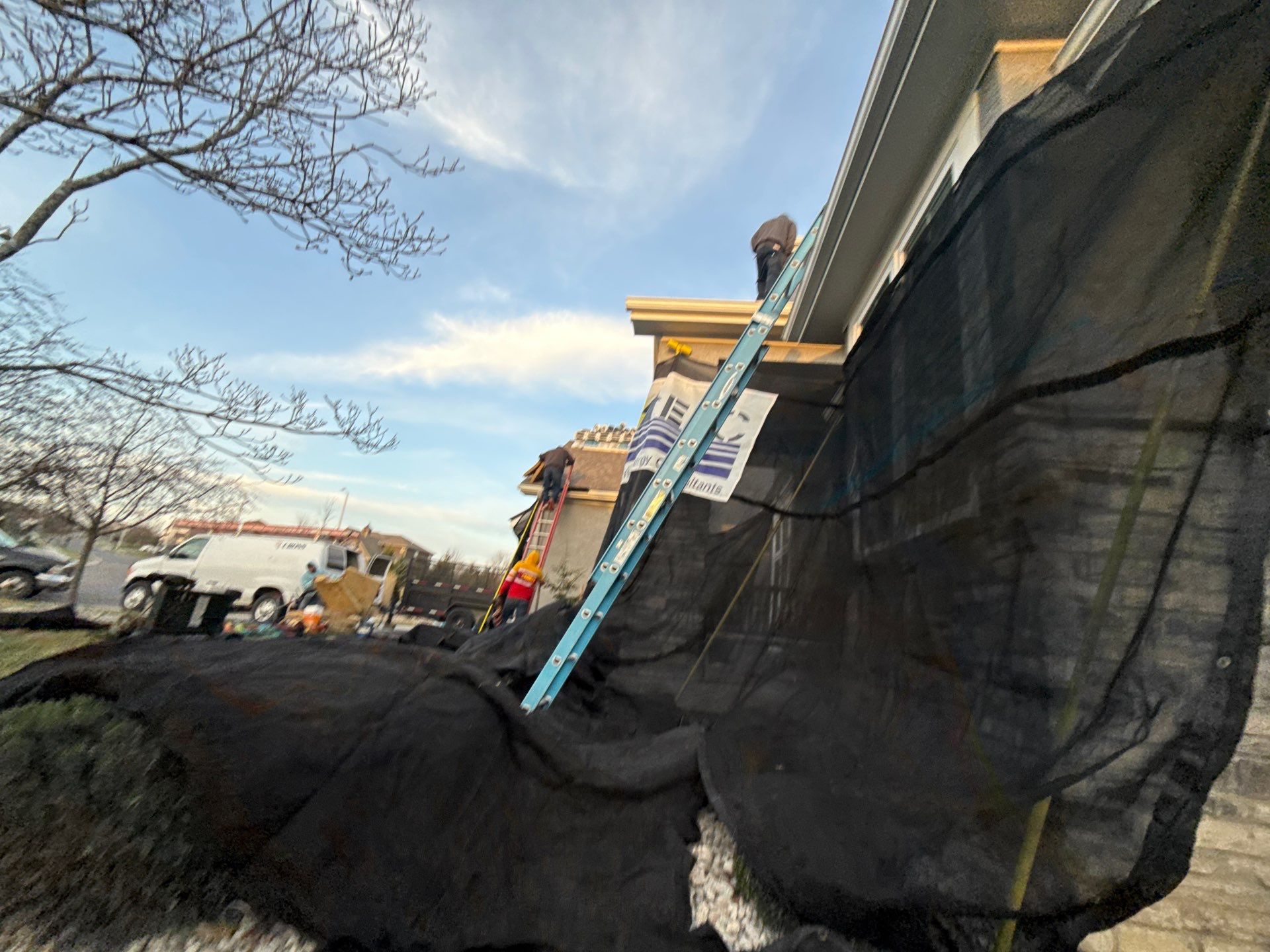 Hail Damaged Roof replacement in Staley Farms  by EEC  Windows, Siding & Roofing 