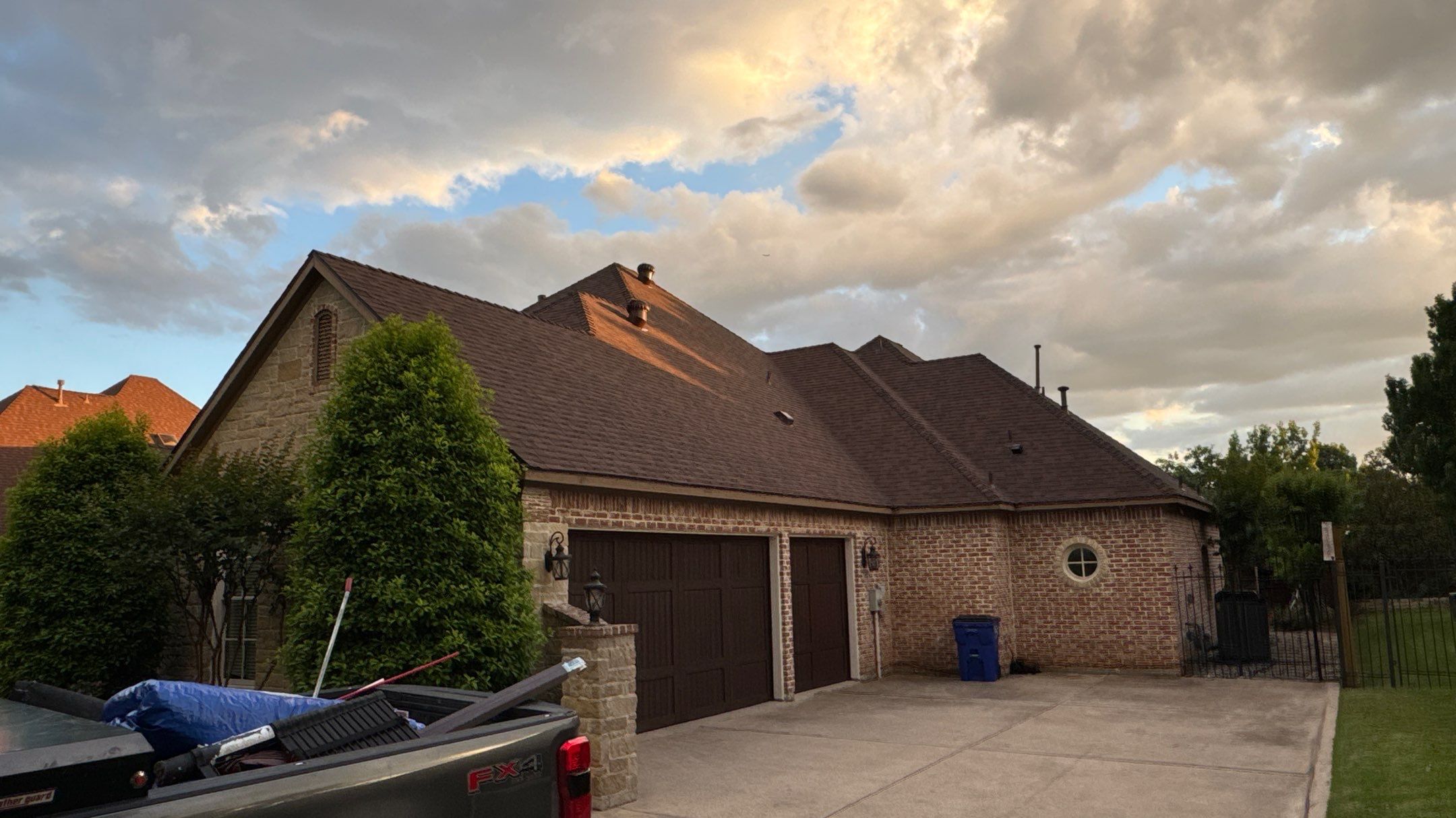 Residential Roofing Installation using Malarkey Legacy Scotchgard Shingles by Harvey Roofing & Construction