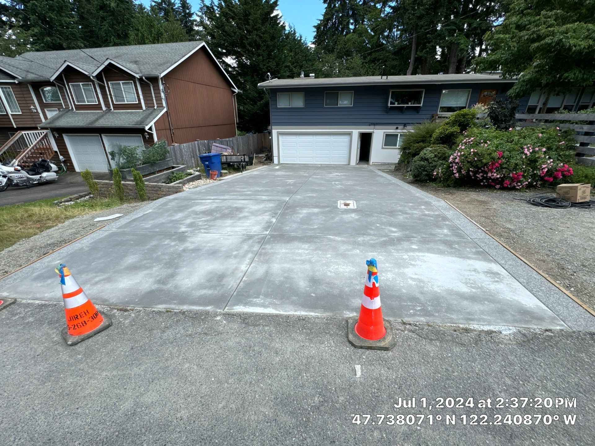 Nathan | Concrete Driveway & Walkway by Jireh Asphalt & Concrete Inc 