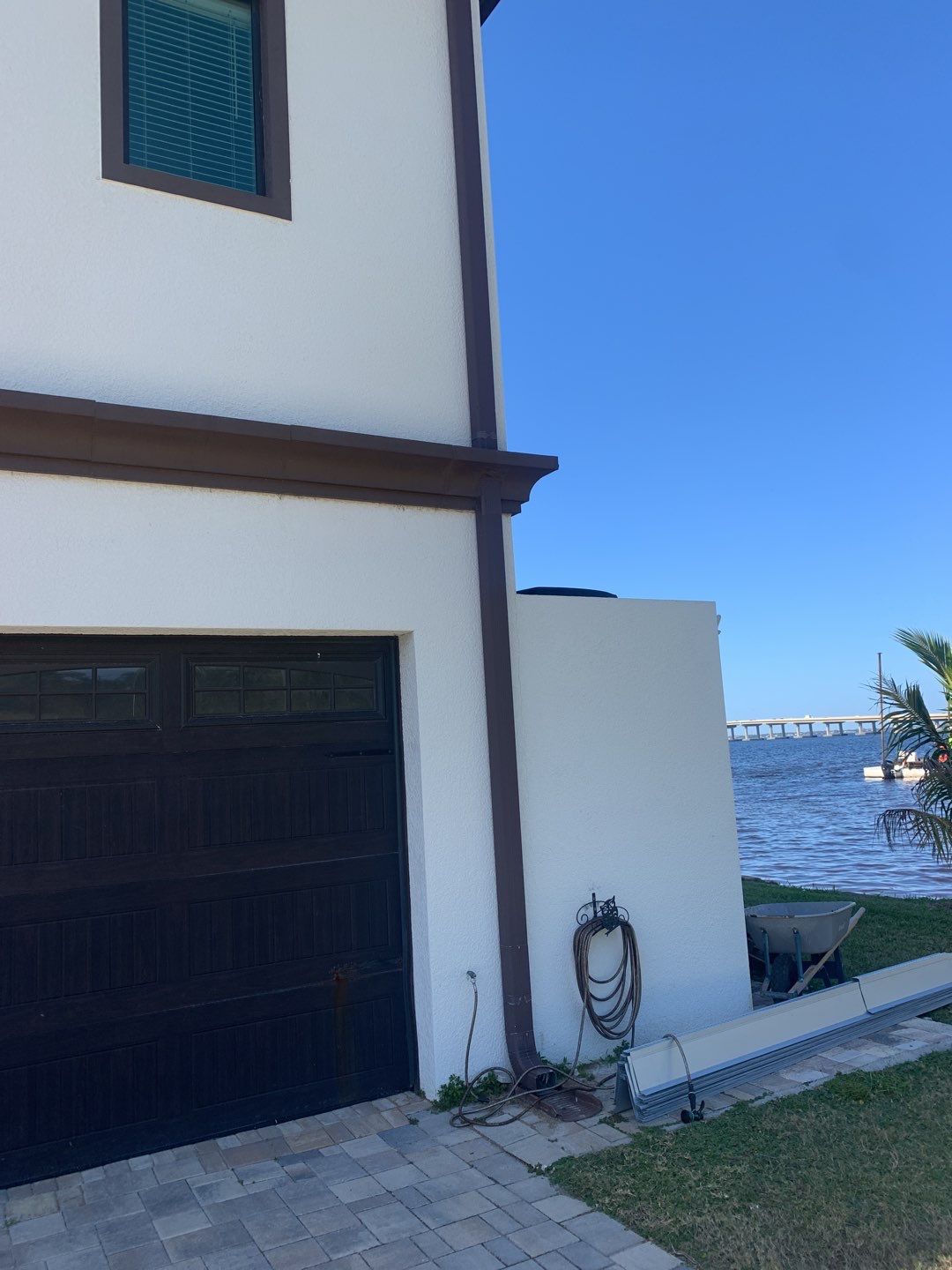 Brown Seamless Gutters using Royal Brown in Fort Myers FL by Gutter Professors