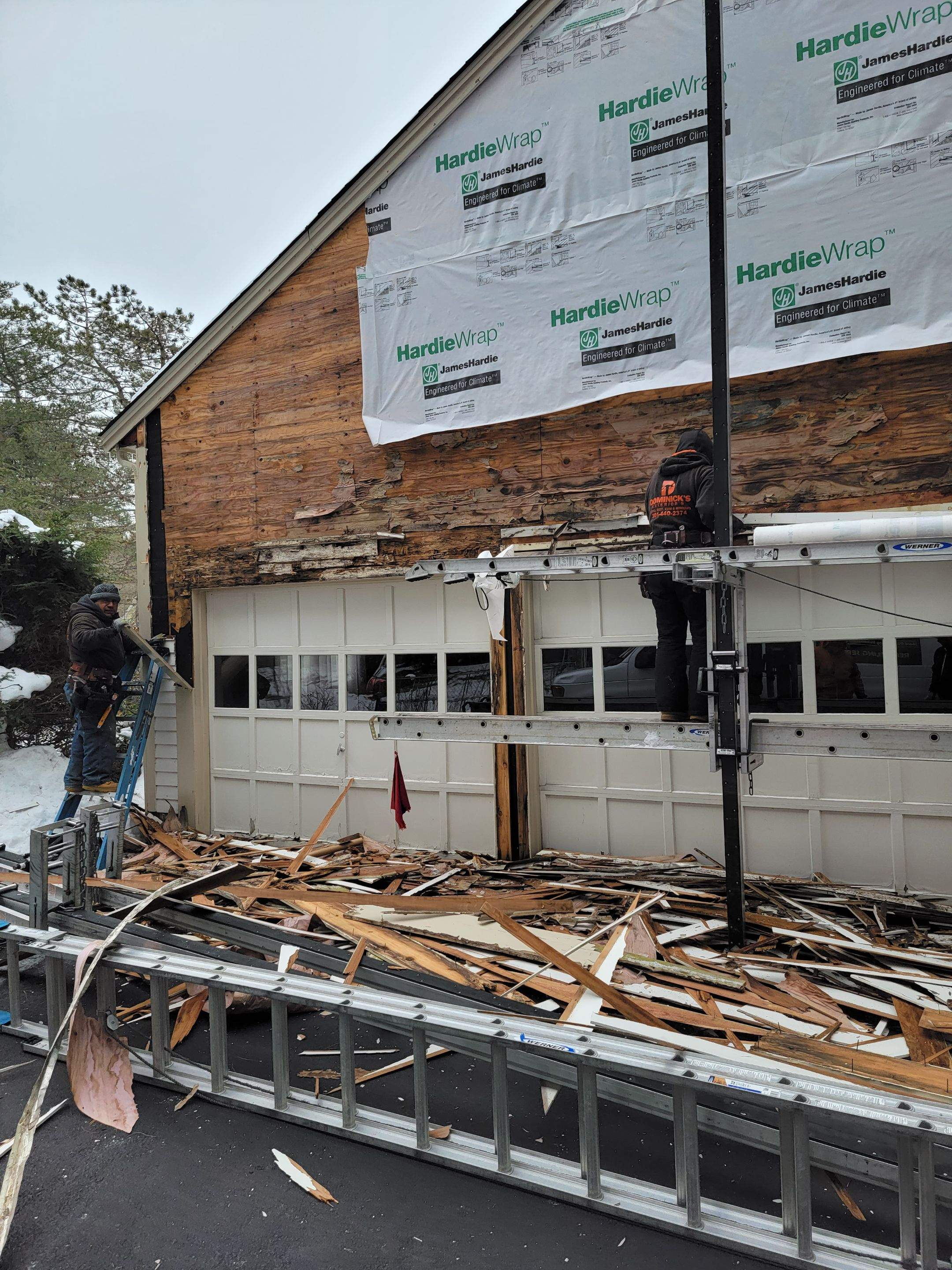 Siding Installation using James Hardie by UBrothers Construction