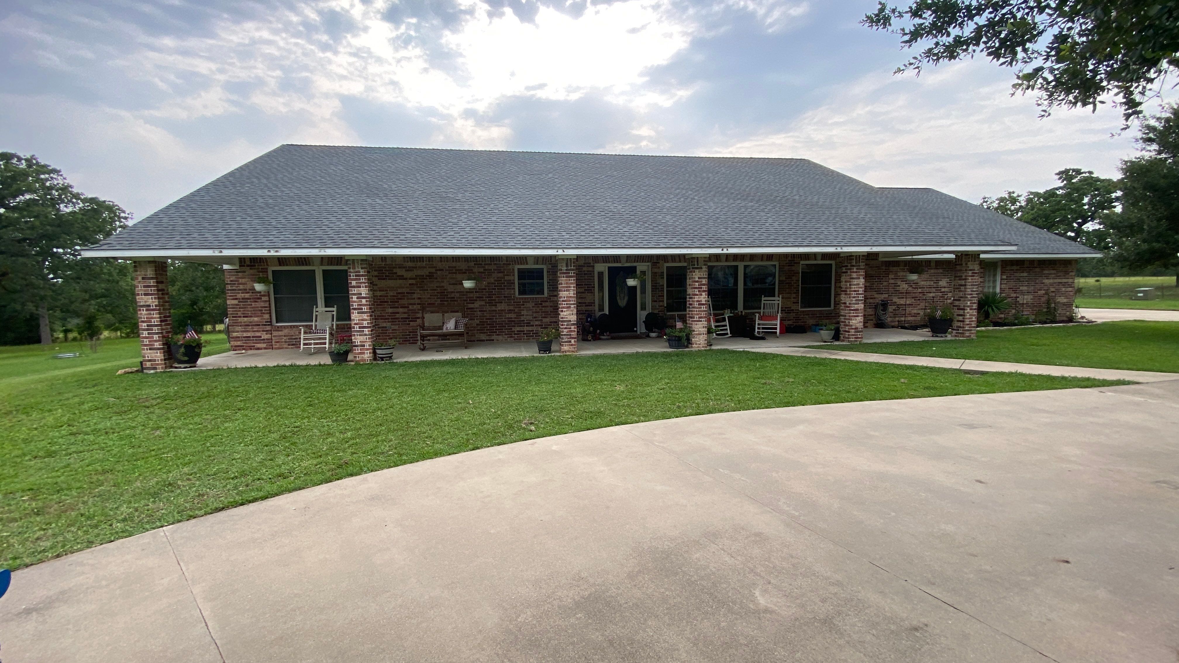 Residential Roof Replacement using GAF - HDZ - Slate by Action Exteriors Austin