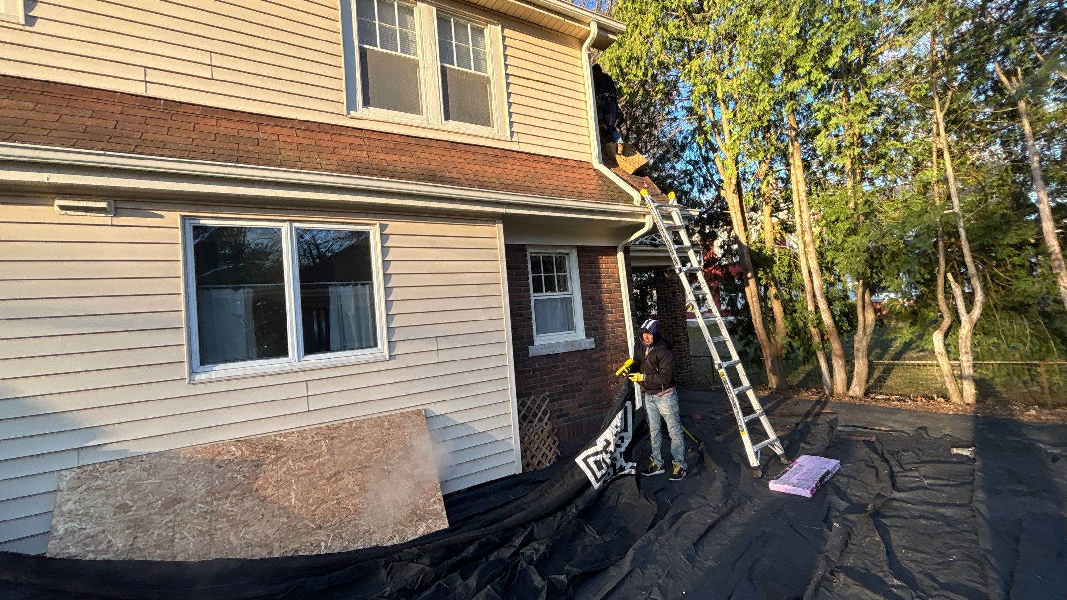 Roof Replacement using Owens Corning Summer Harvest by 180 Contractors