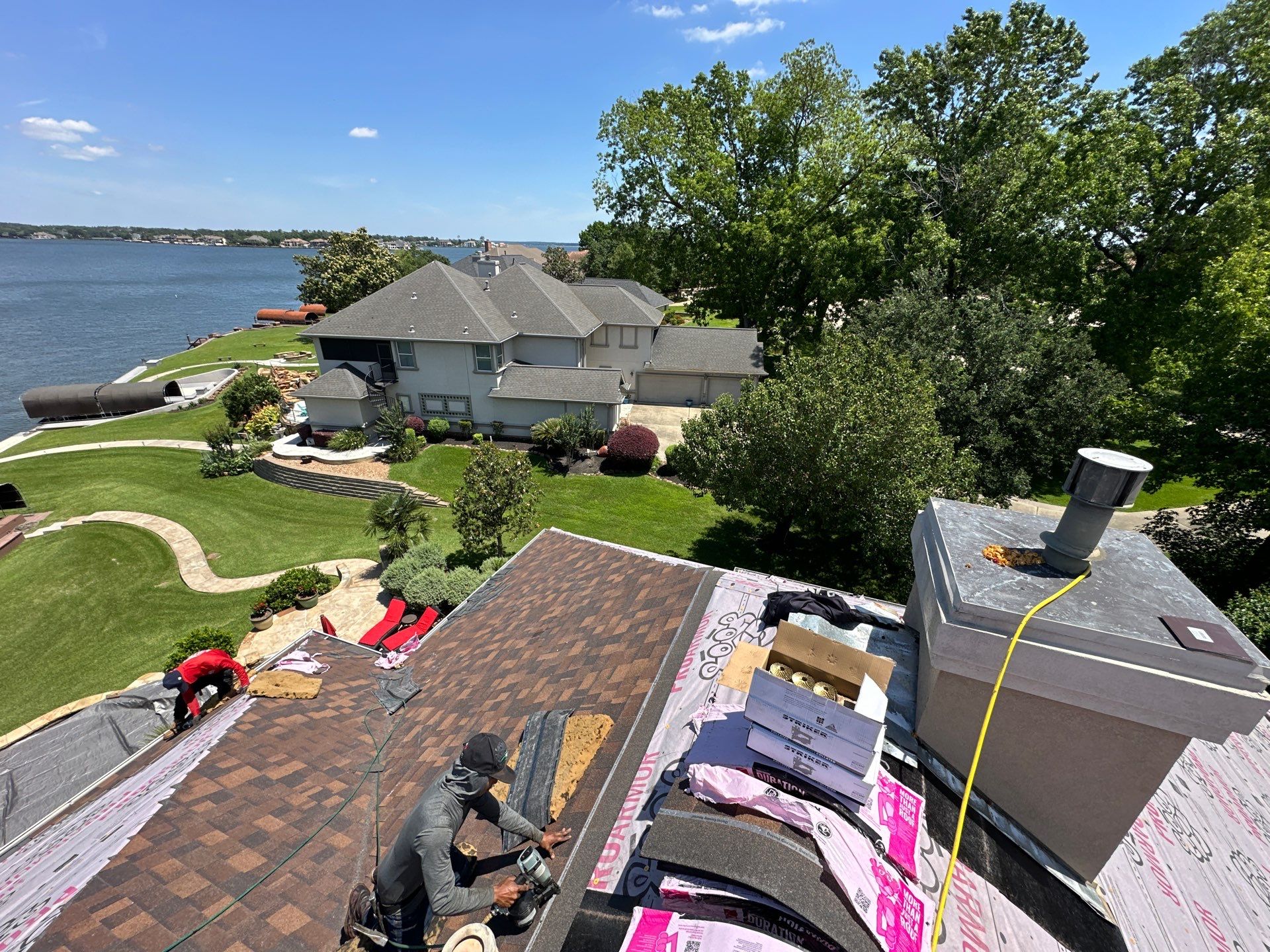 Project in Montgomery by Motion Roofing