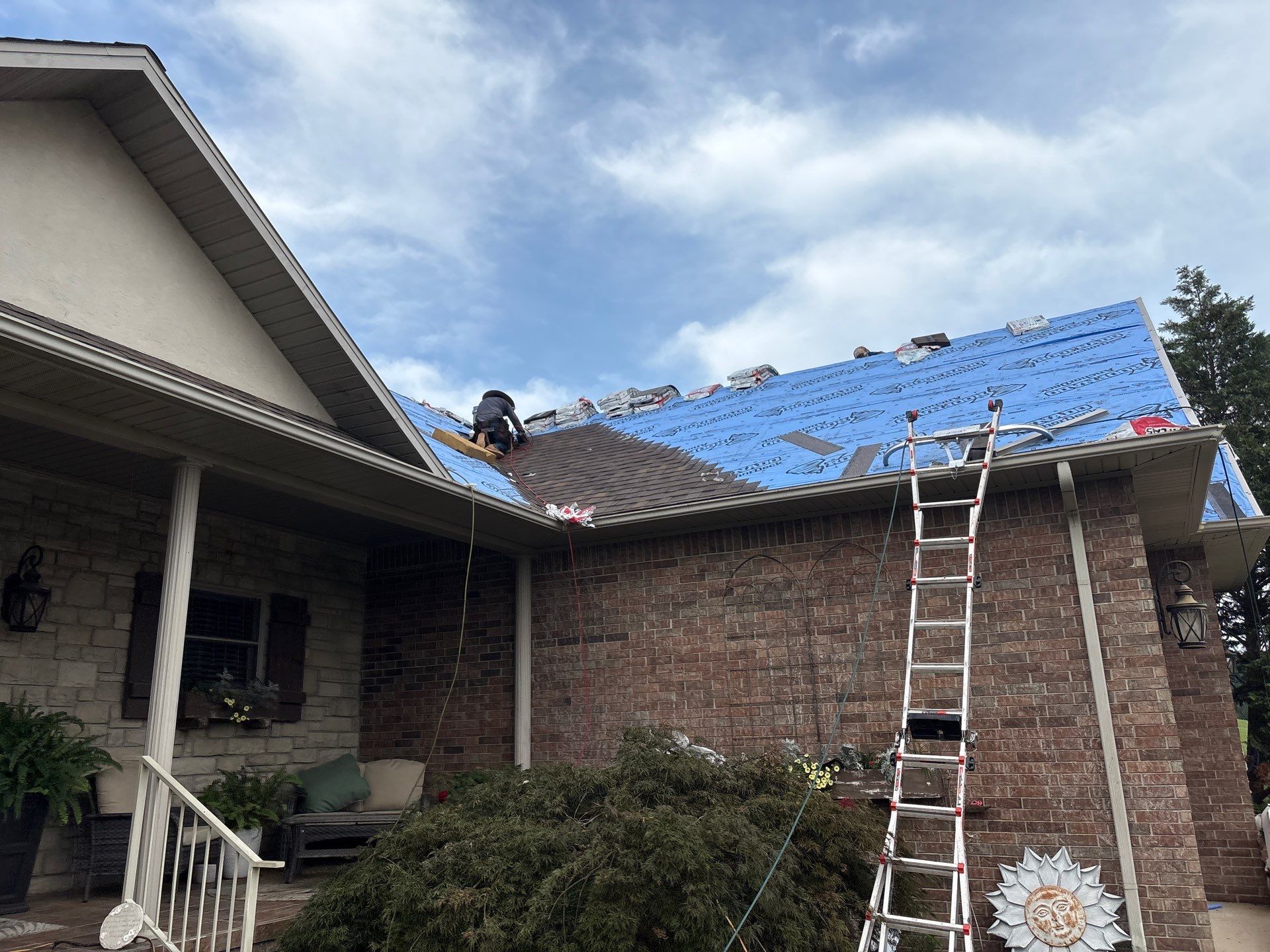 Residential Roofing + Gutters & Downspouts Install  by Titan Commercial & Residential Roofing 