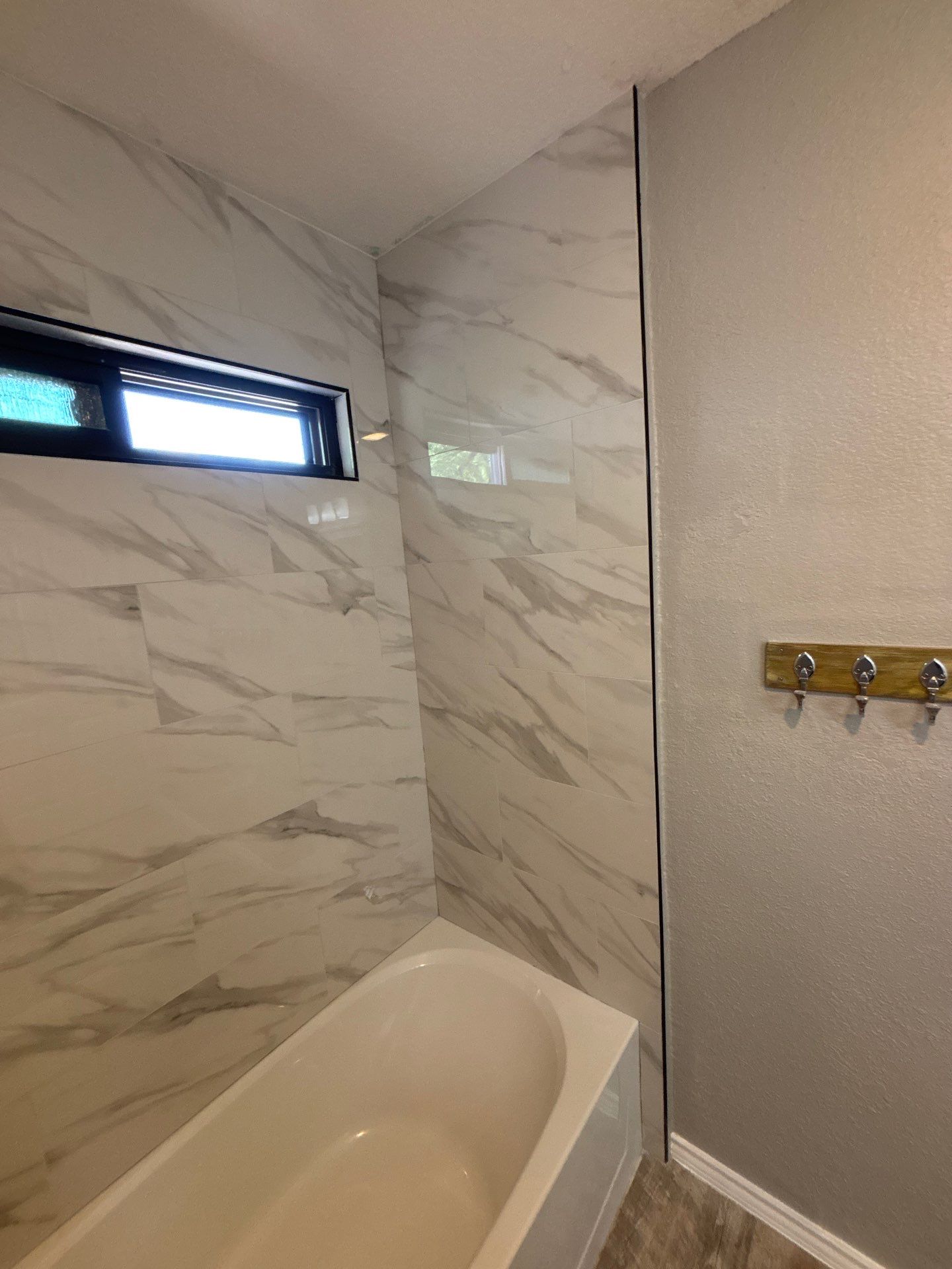 Bathroom Remodel with New Shower and Vanity by SC Remodeling