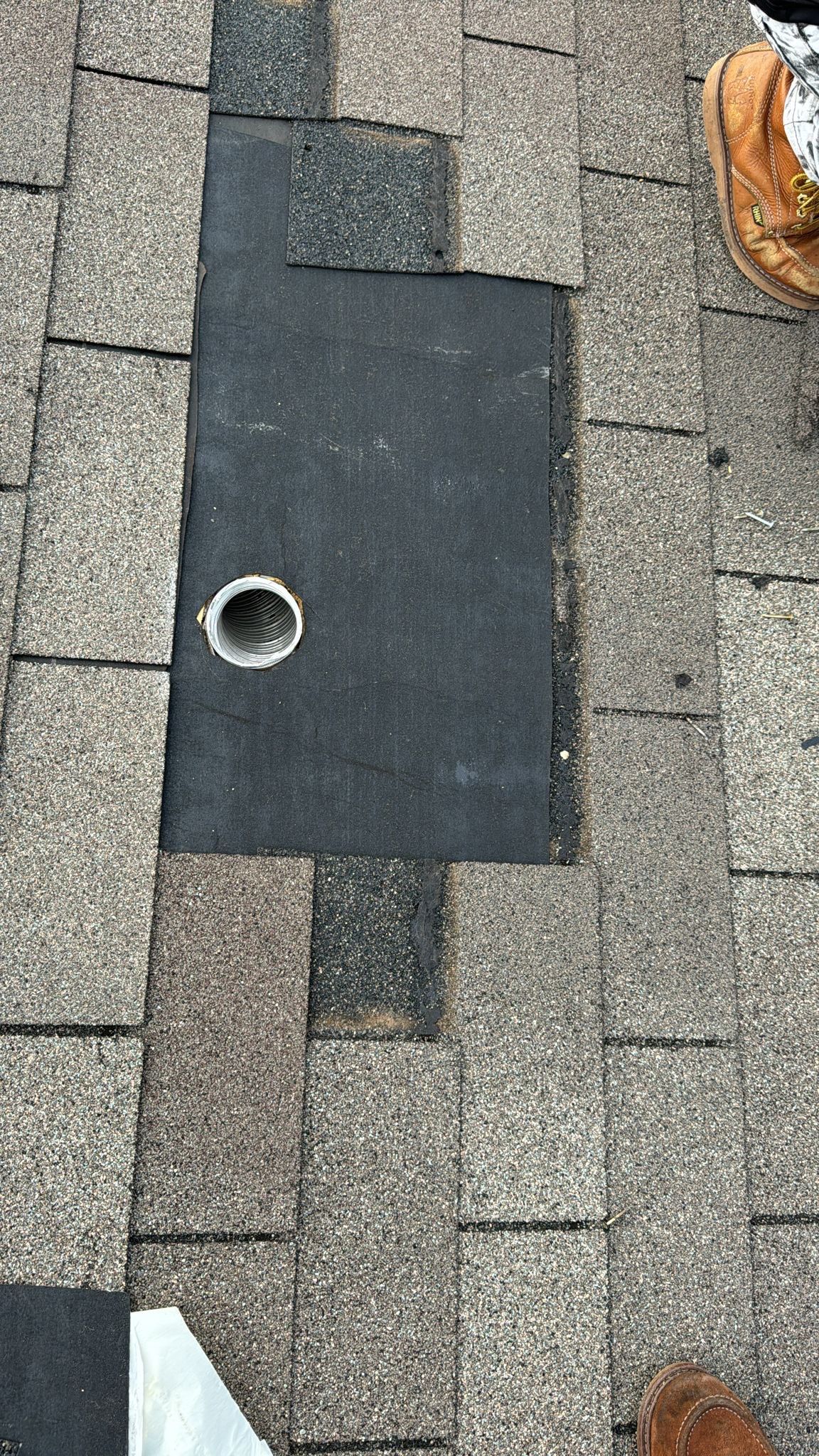 Hail Damage using Owen's Corning Duration (Lifetime) Shingles by Roof Repair Company