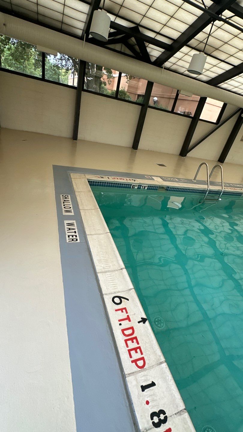 Hotel Pool Deck Project in Cranberry Township by Floors in a Day, Inc