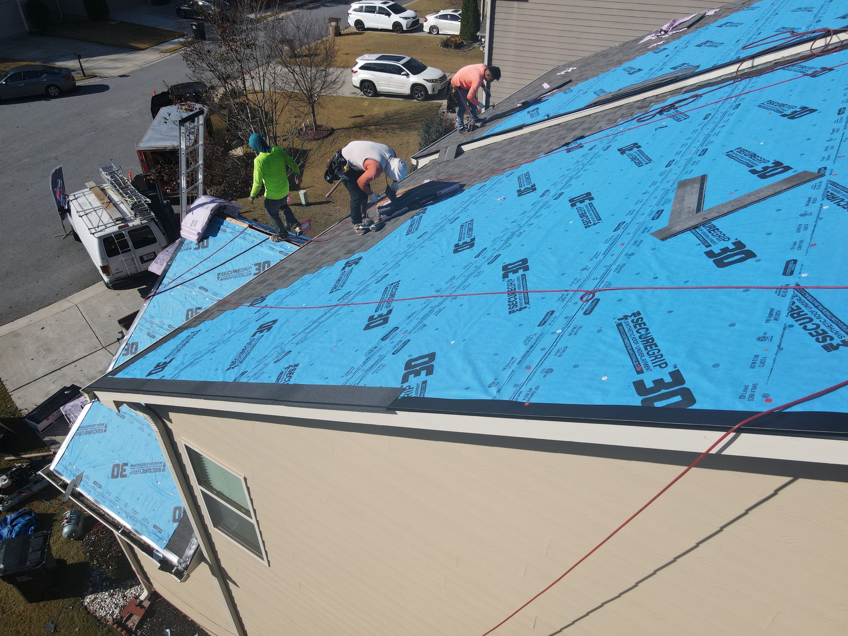 Residential Roofing Installation using Owens Corning by Inspector Roofing and Restoration