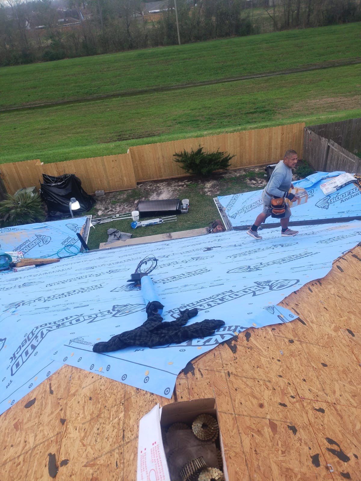 Project in Houston by Proud Roofing