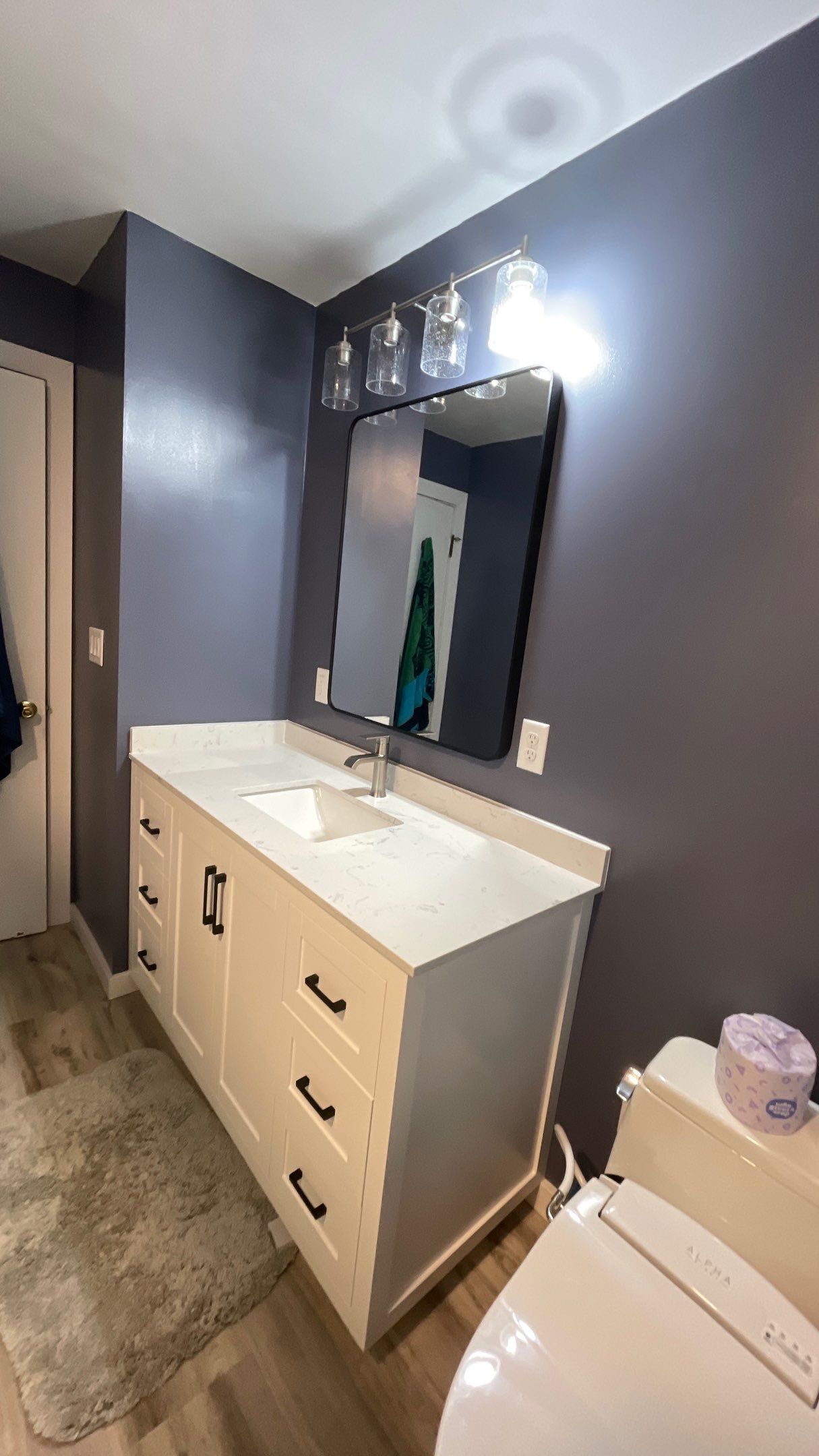 Bathroom Remodel using Shower Kit by Villegas Remodeling, LLC
