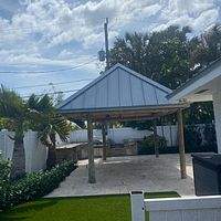 .032 Aluminum 1.5" Mechanical Seam Dove Gray by Total Roofing System The Metal Roof Experts
