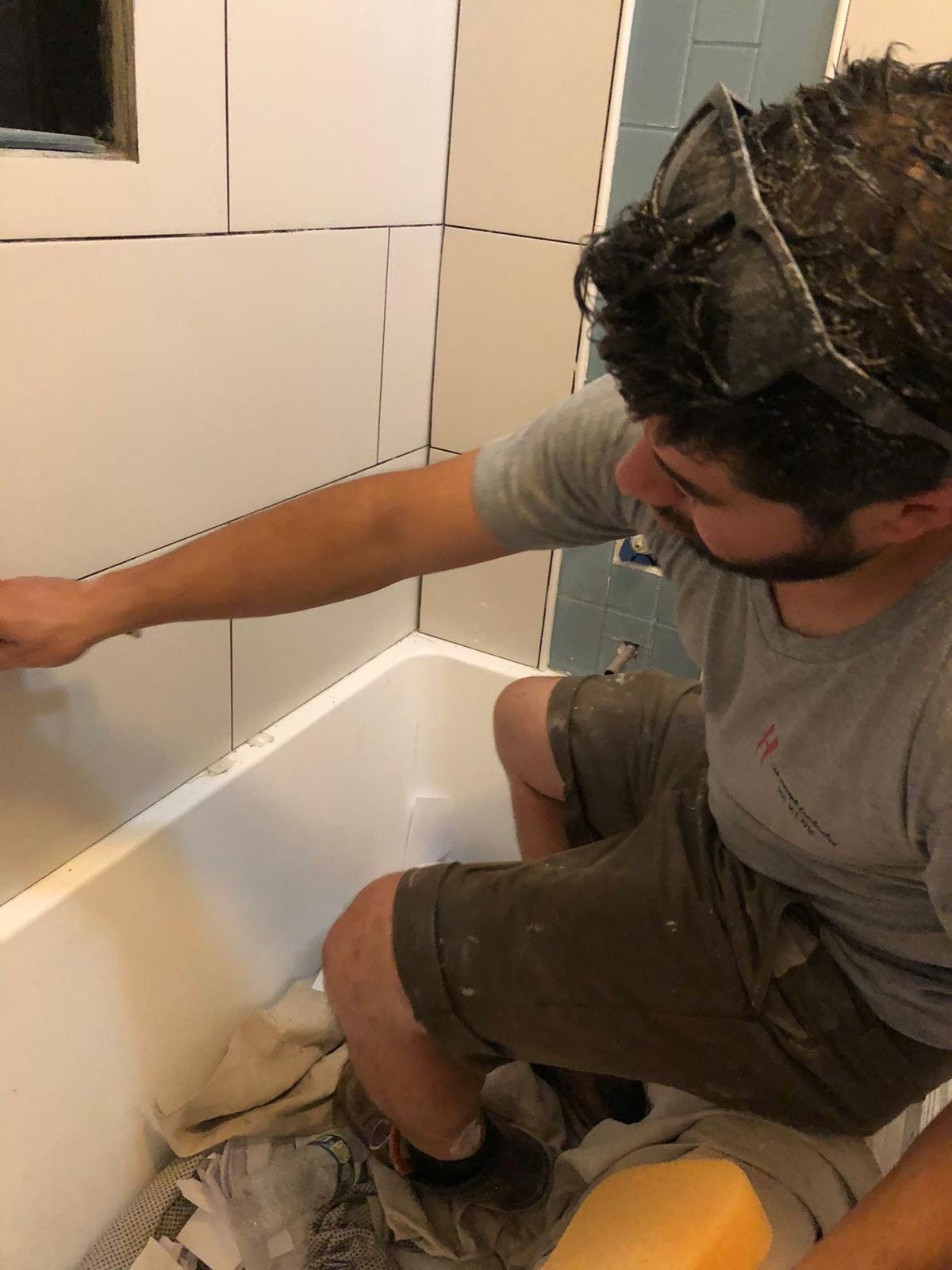 Bathroom Remodel using Tile by Home Concepts Construction