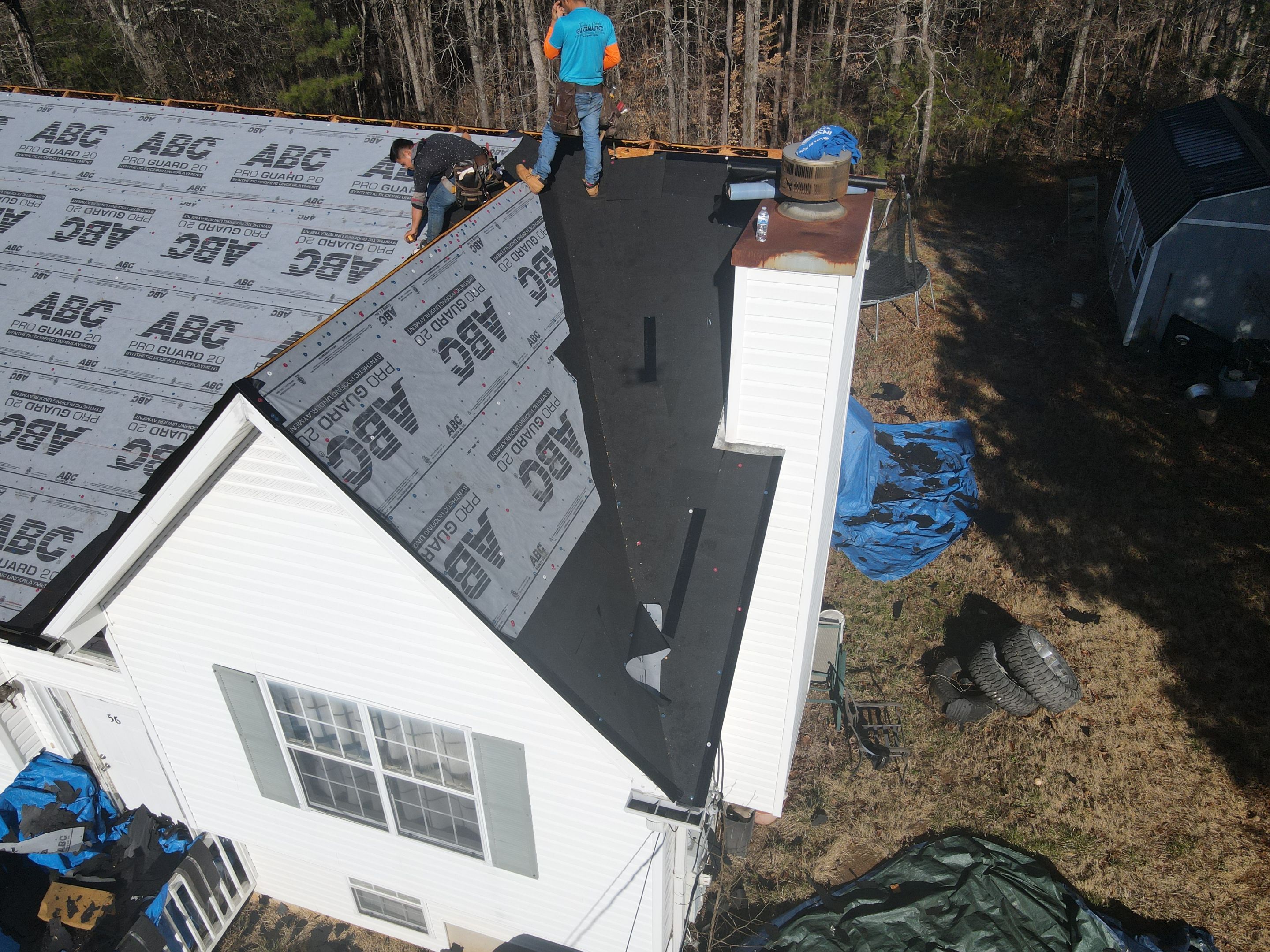 Residential Roofing Installation using Owens Corning by Inspector Roofing and Restoration