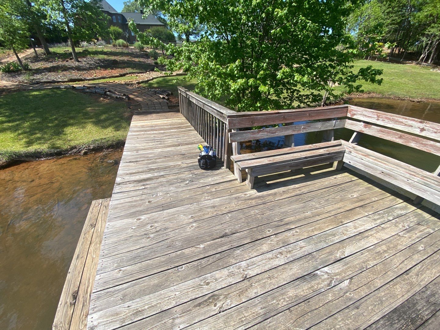 Dock using Wood Sealant by DuraSeal
