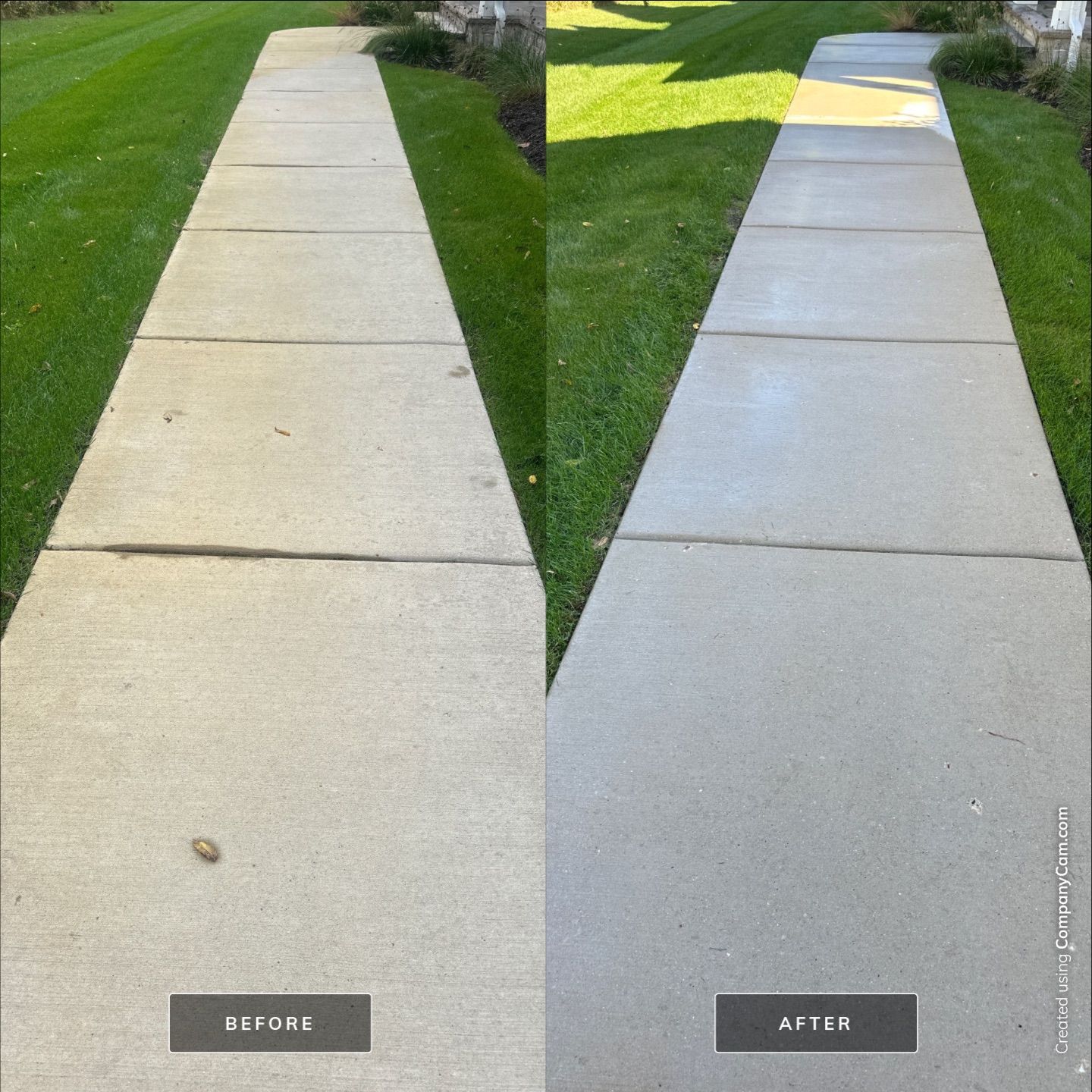 Project in Lake Geneva by Simmons Power & Soft Washing