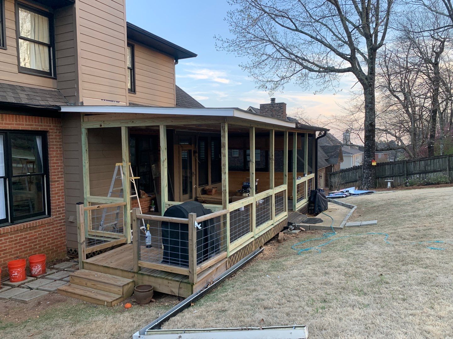 Lake Crest Circle - Roof and Deck Installation  by Pillar and Pine