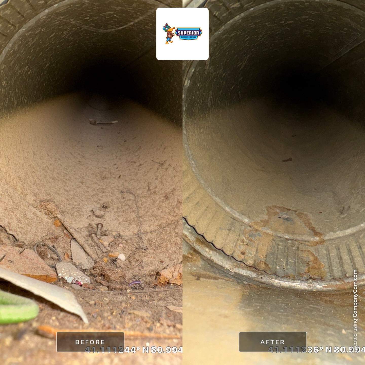 Air Duct Cleaning With a Vacuum Truck in Lake Milton, OH by Superior Air Duct Cleaning