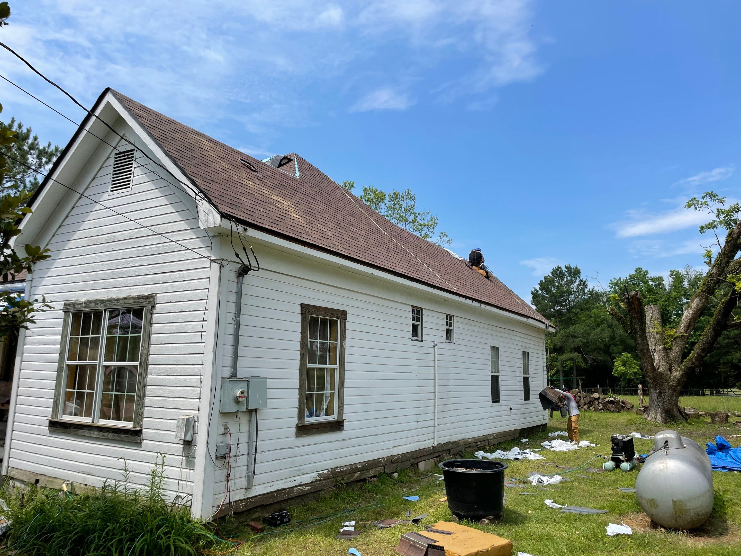 Residential Shingle Reroof using Malarkey Highlander NEX by Hostetler Roofing
