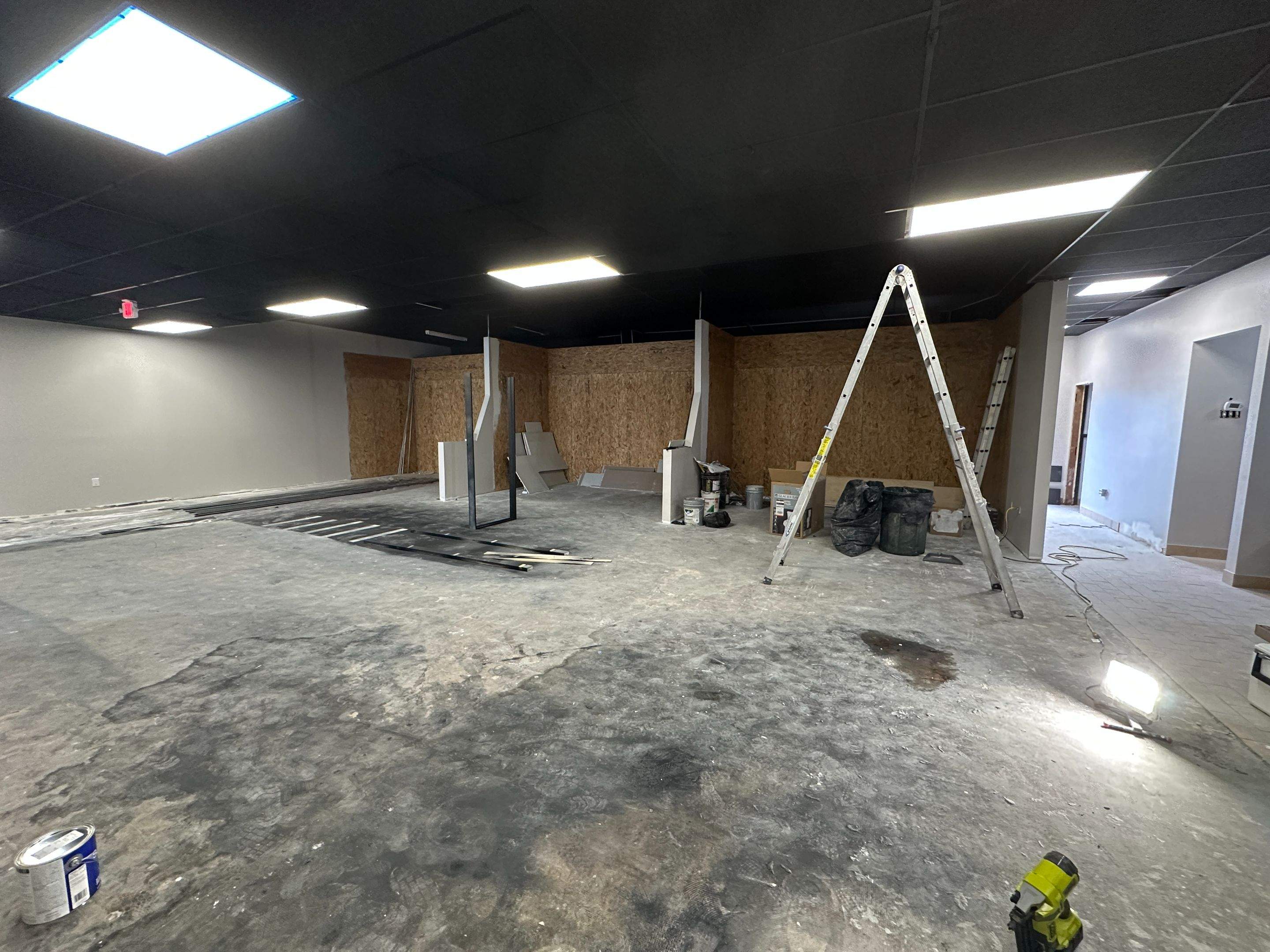 Commercial Indoor Golf Simulator Facility Buildout in Bradenton by Vertical General Contracting