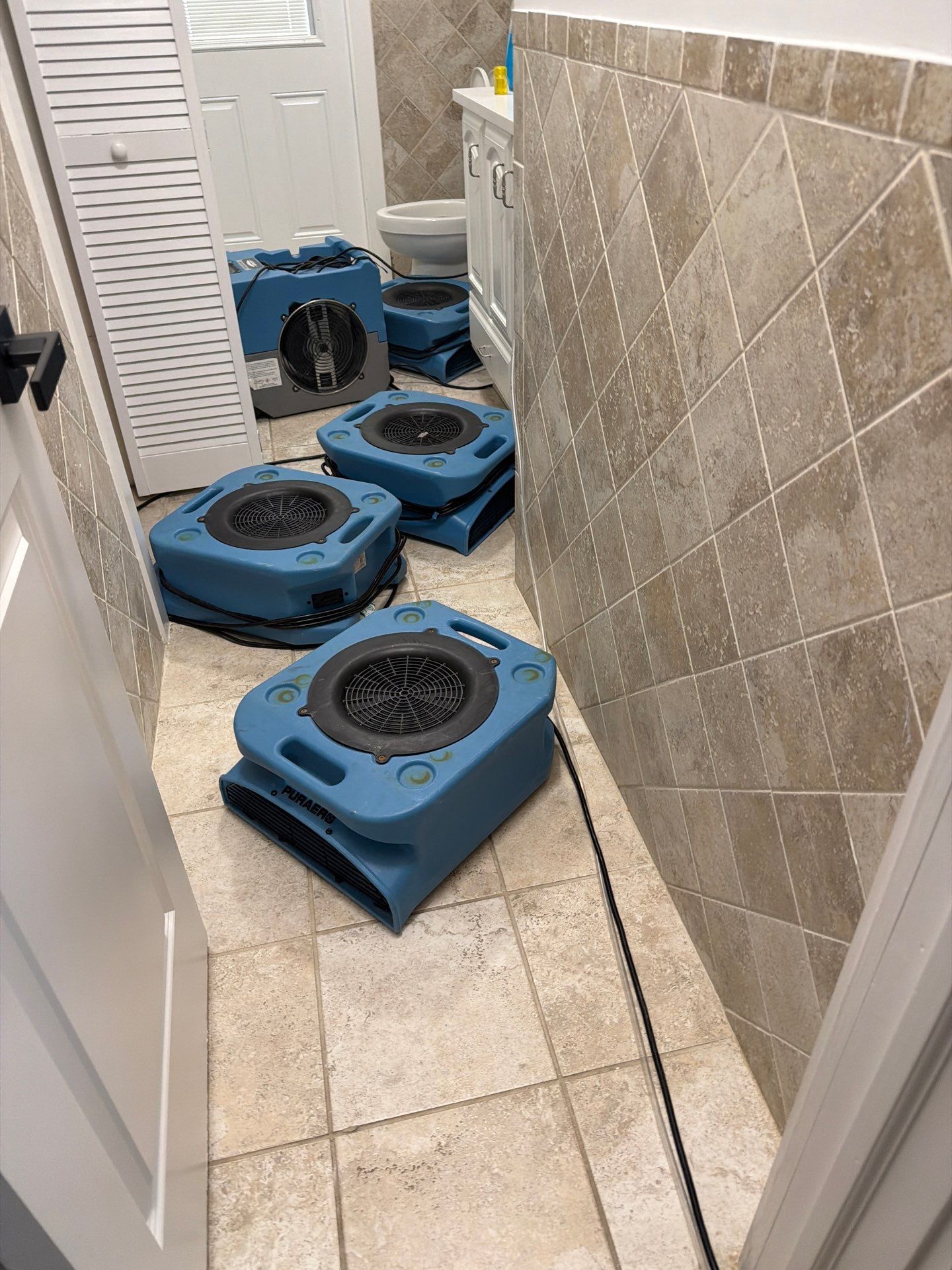 Water Damage Restoration and Moisture Mitigation for Residential Interior by SuperClean