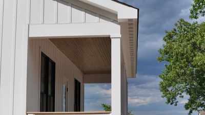 Two-Story Custom Home With Board and Batten Siding