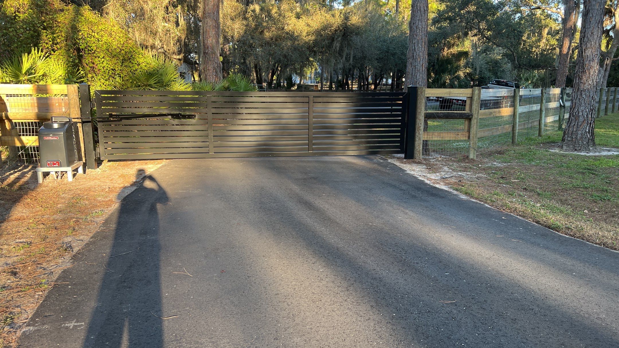 Sarasota, FL Entry Gate with Liftmaster Gate Operator  by Asap fence and gates, LLC