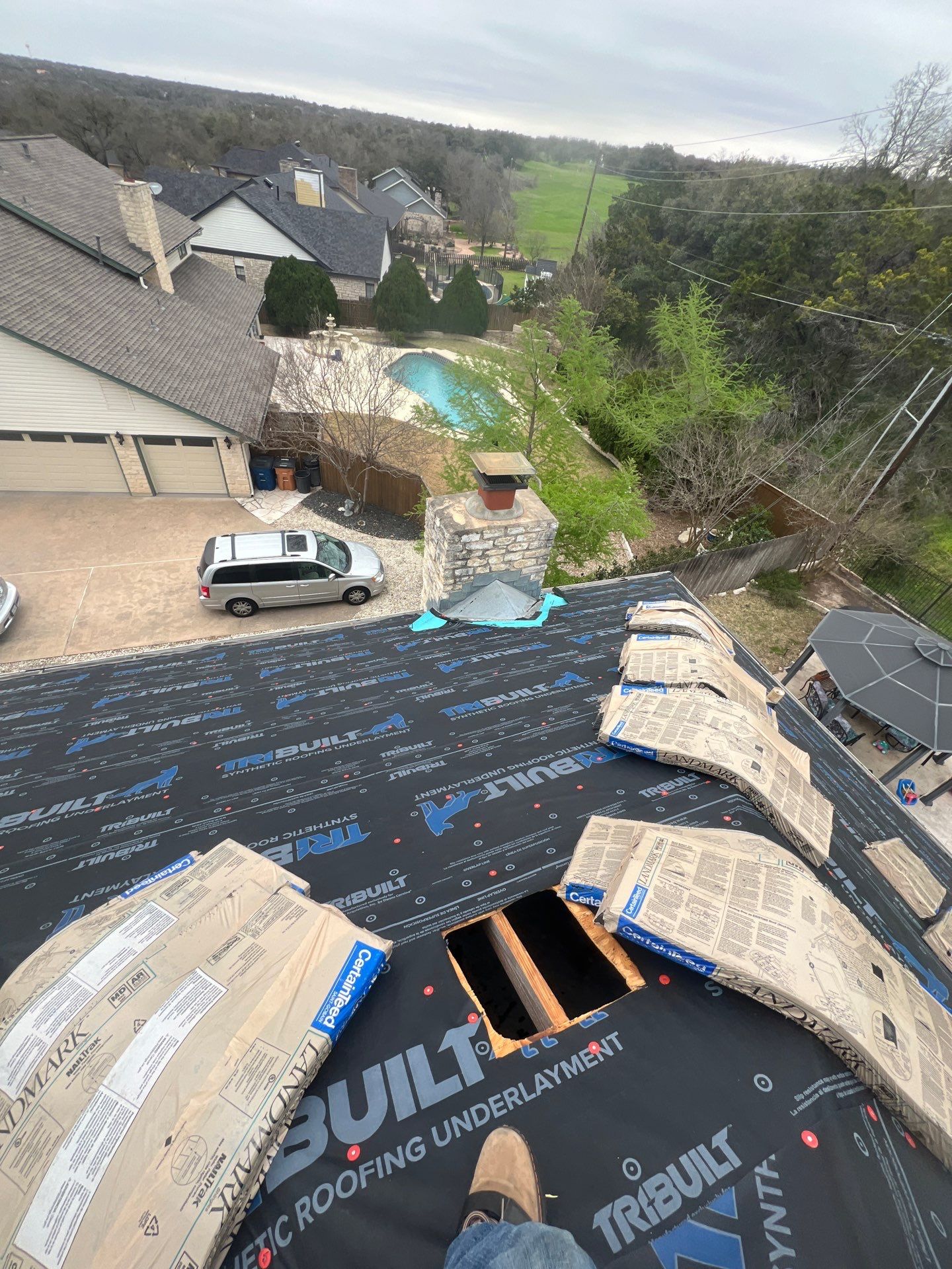 Project in Austin by Rhino Roofing and General Contracting, LLC