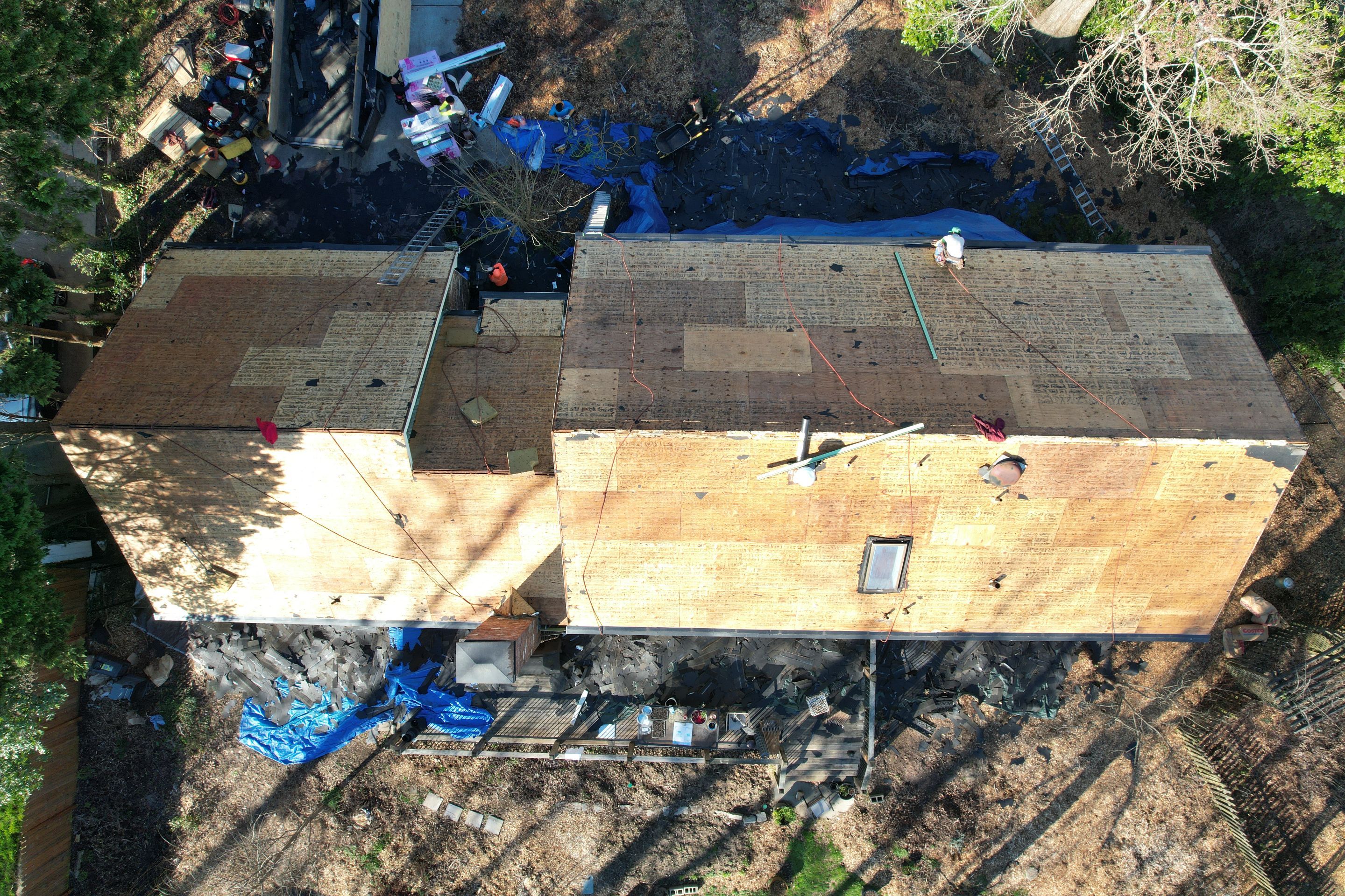 Residential Roofing Installation using Owens Corning by Inspector Roofing and Restoration