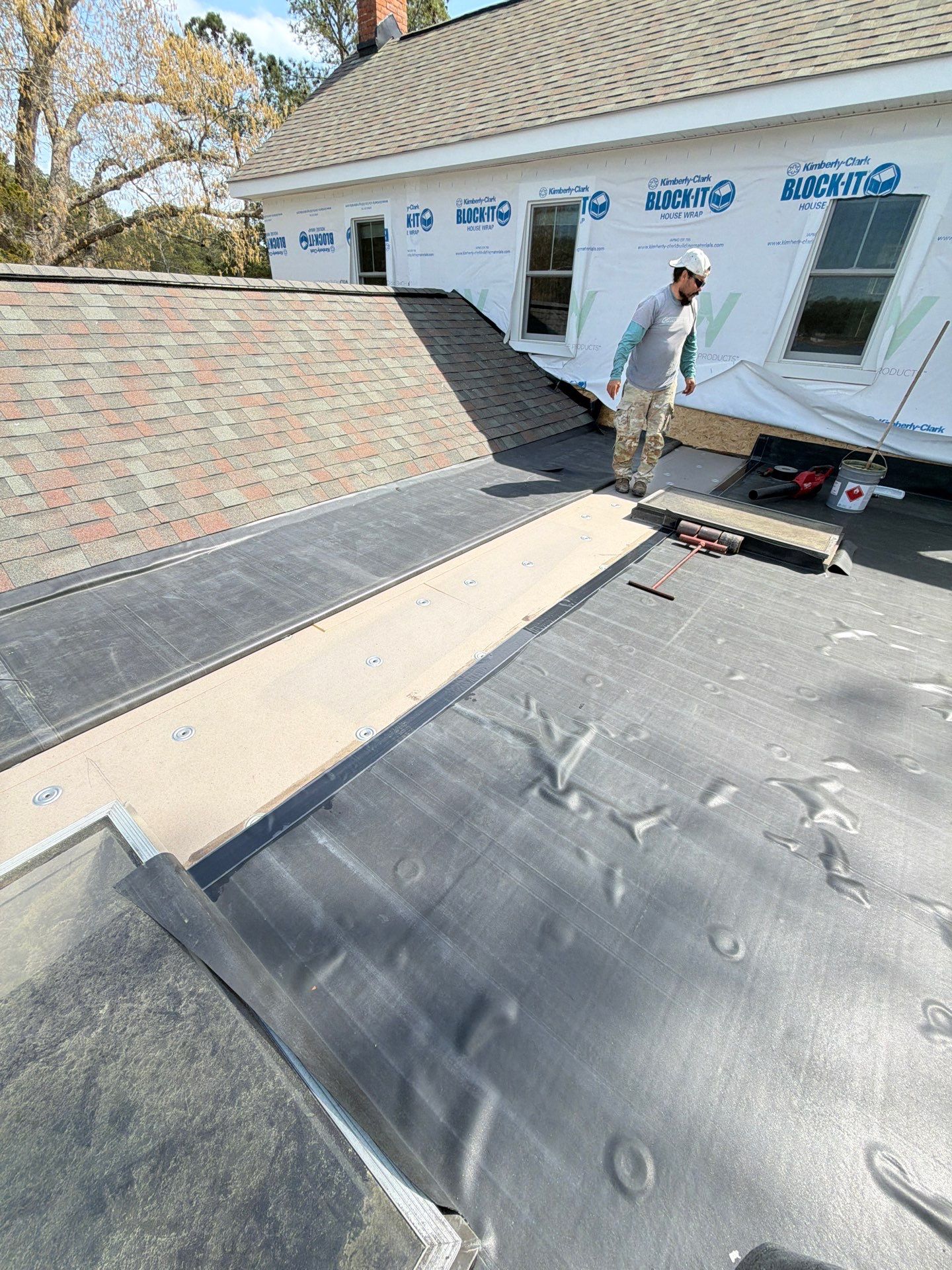 Waterfront Exterior Renovation in Port Haywood by Cade Construction
