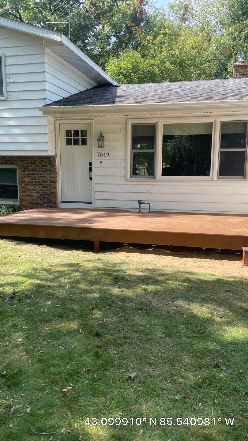 Exterior Remodel & Custom Deck by Cutting Edge Homes