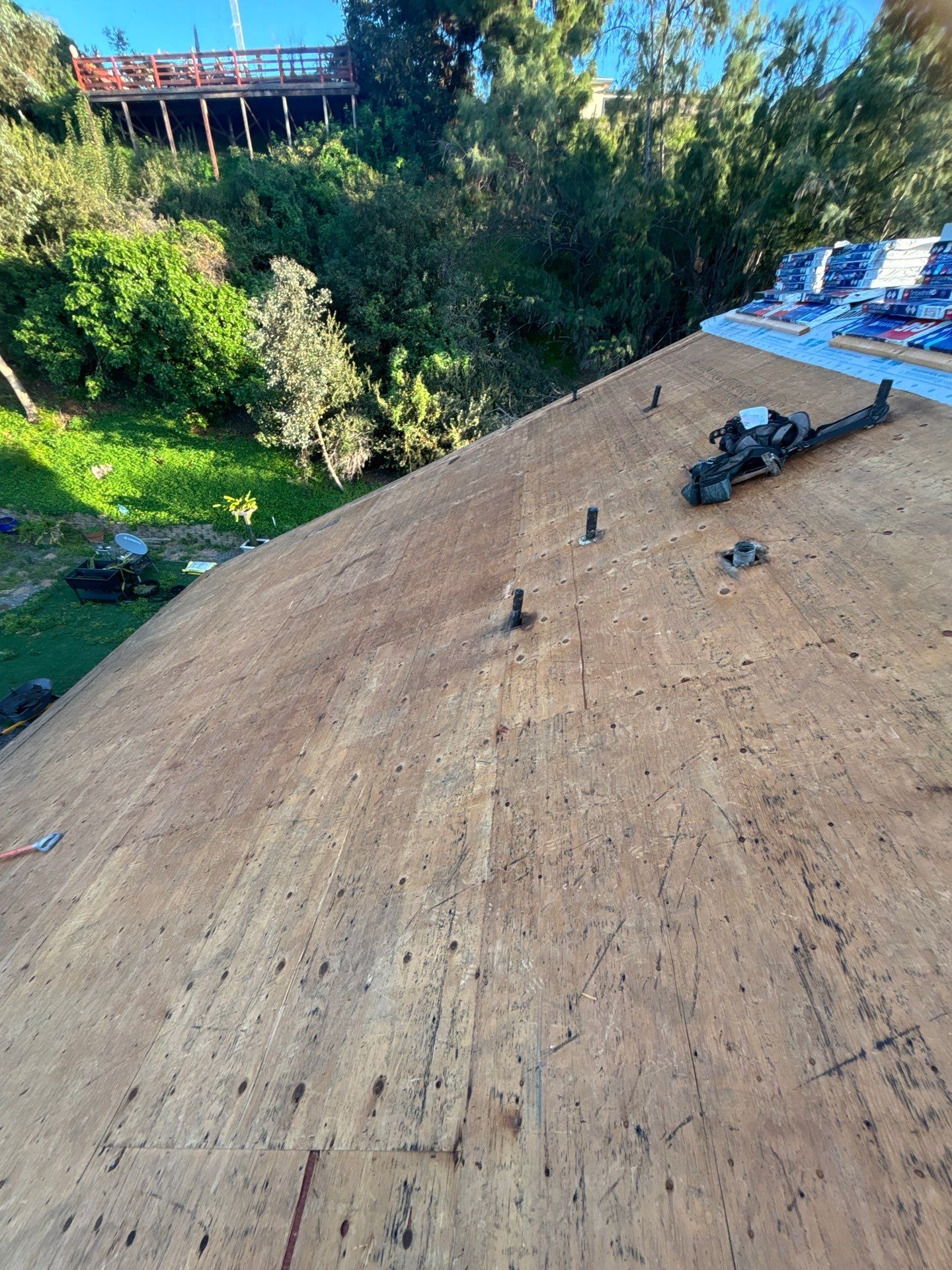 City Heights Roof Replacement with GAF Timberline HDZ Weathered Wood Shingles by Zenith Roofing Services