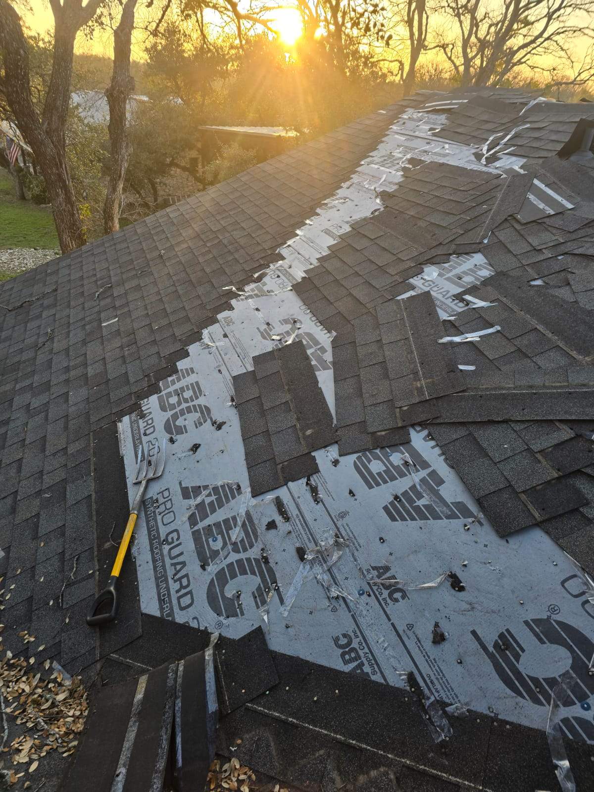 Residential Roof Replacement and Exterior Woodwork Restoration in Georgetown by Caliber Restoration LLC