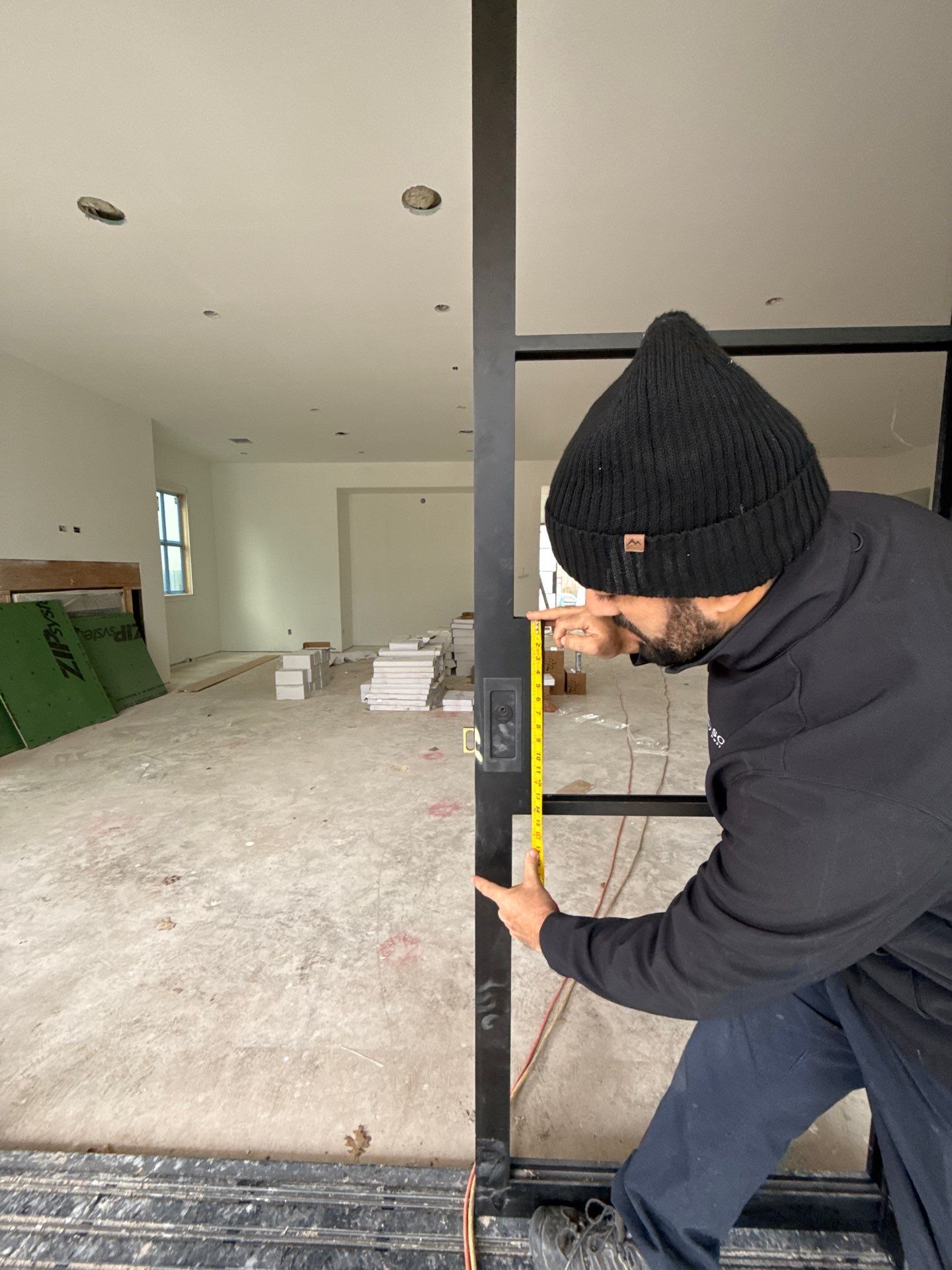 Custom 6-Panel Bi-Parting Sliding Pocket Door Installation in Dallas by Solara Custom Living