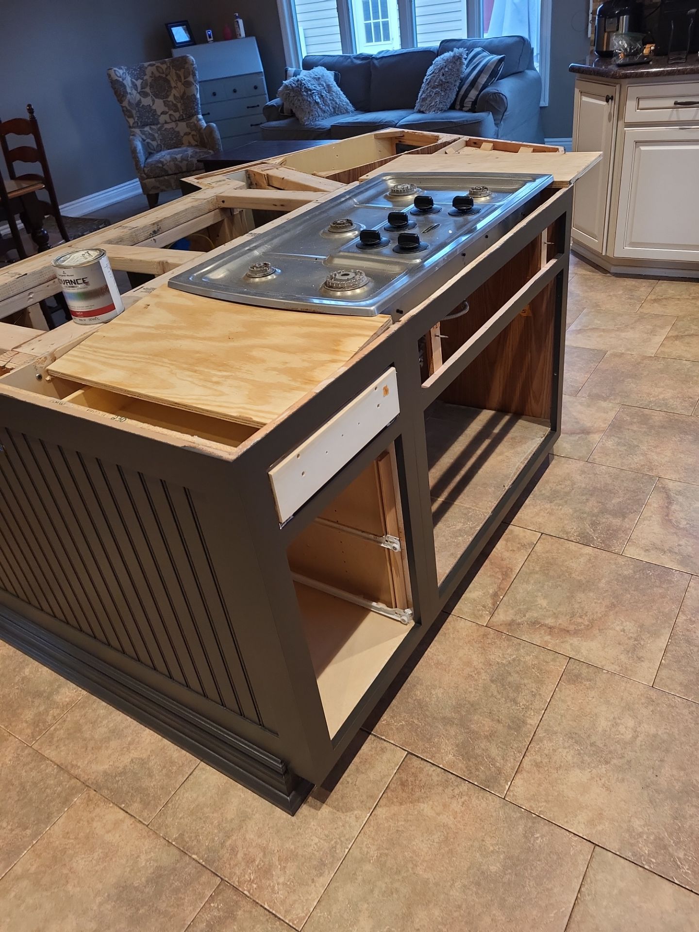 Custom Island Remodel by Spectrum Painting, LLC