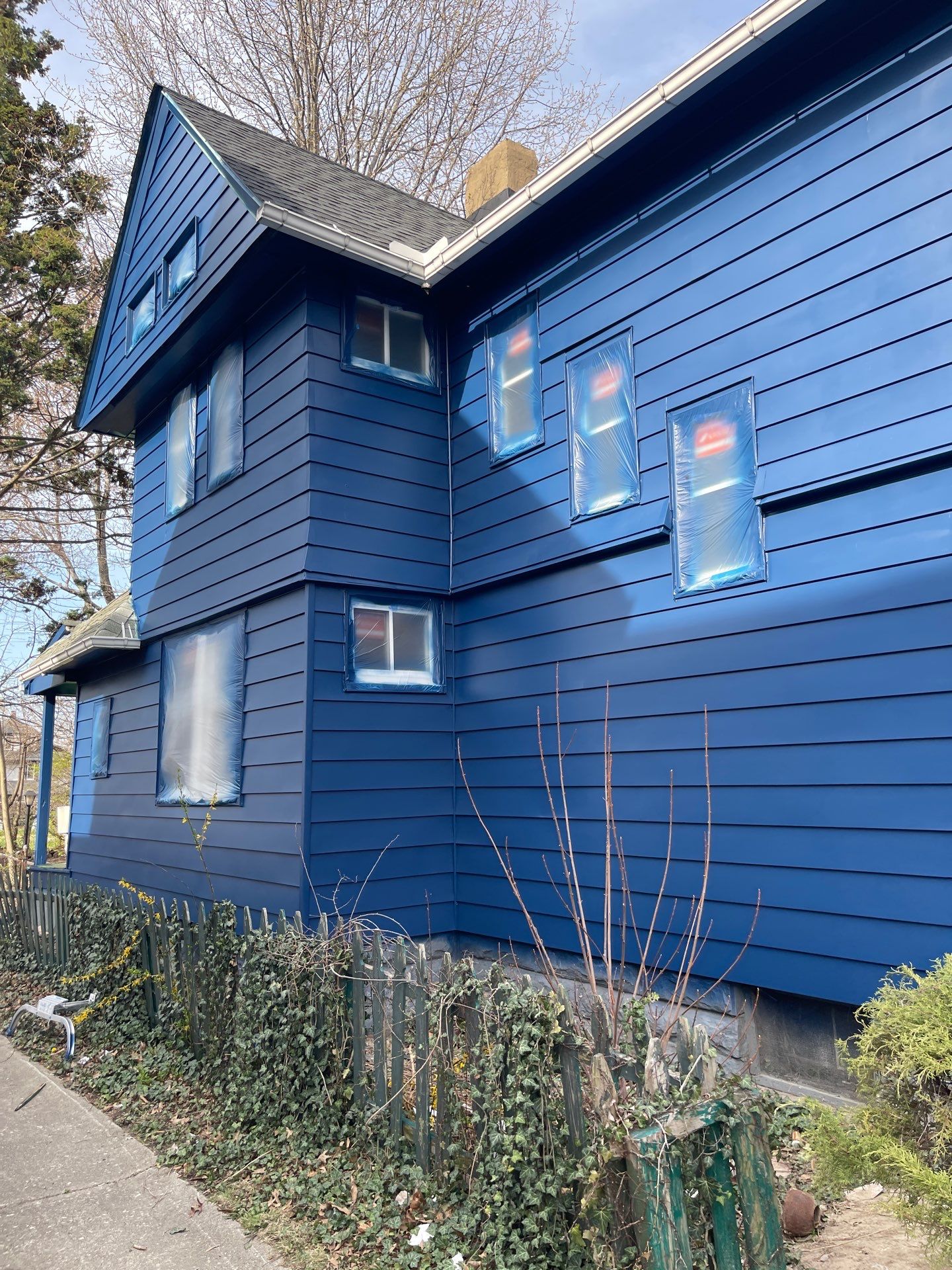 Exterior Painting using Benjamin Moore Element Guard by Callaway Contracting LLC