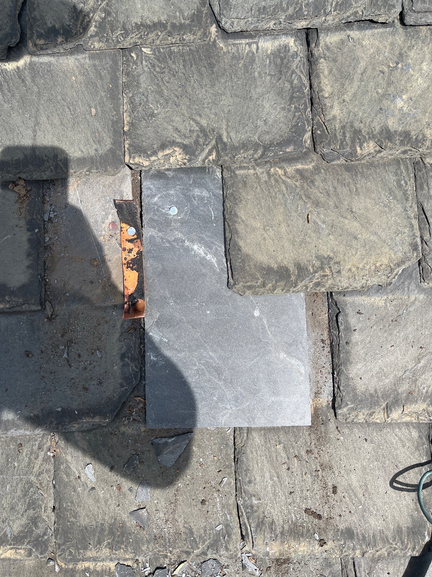 Arlington: Buckingham Slate and Carlisle Syntec TPO Roof by RM Banning, Inc.