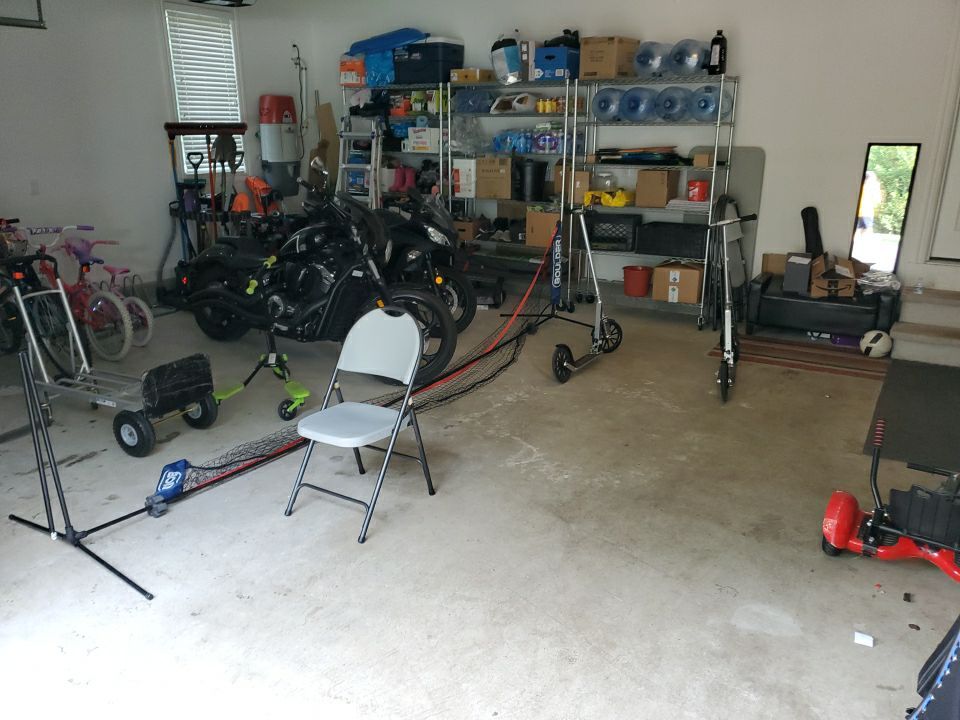 Garage Floor using Penntek Slatestone by Spectrum Painting, LLC