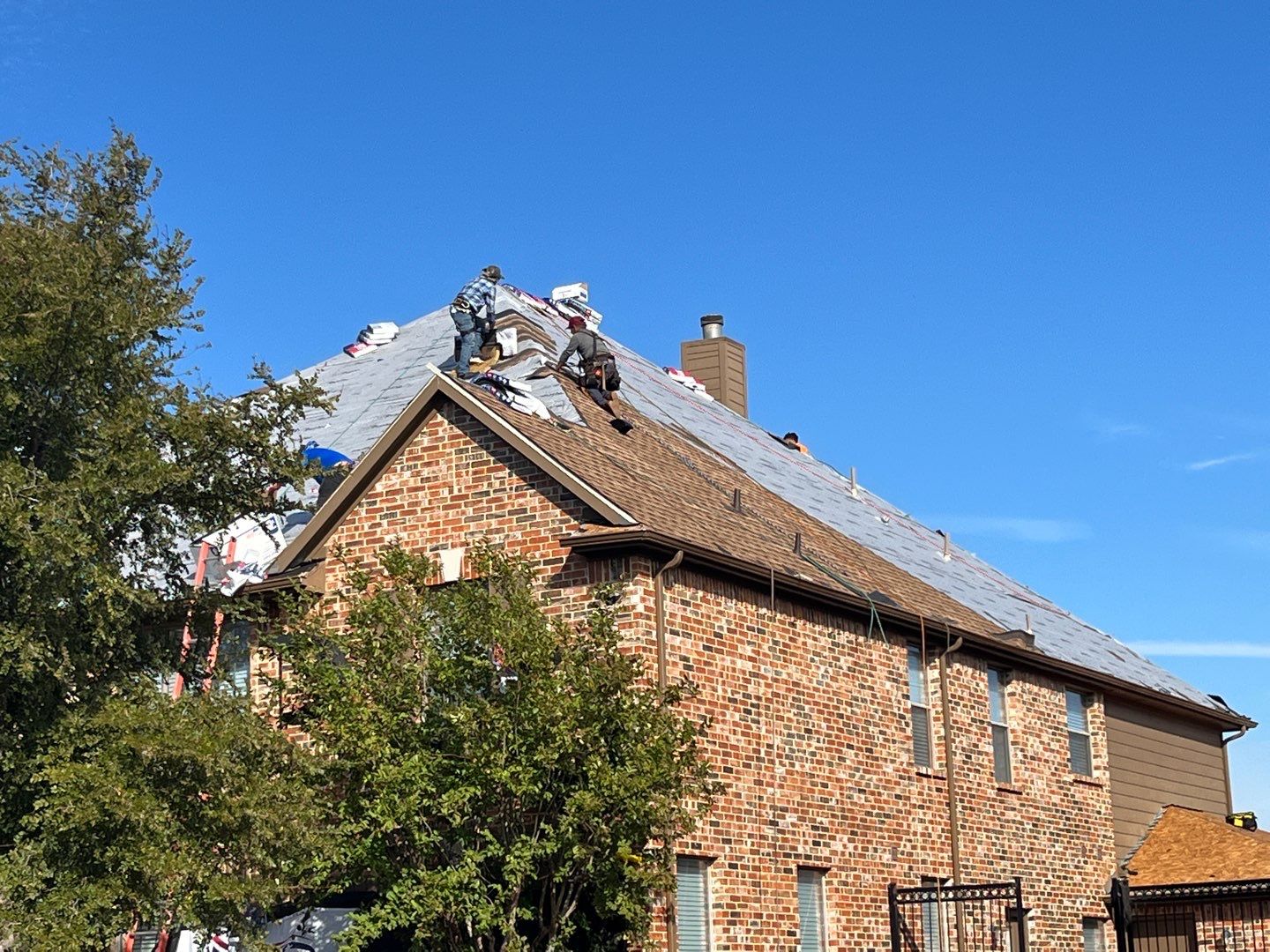 Storm Roof Damage Replacement in Frisco by First United Roofing & Construction