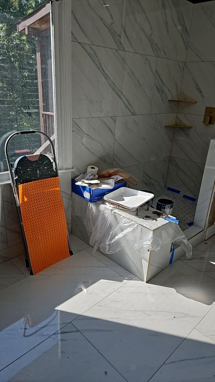 Woods Trace - Bathroom Remodel  by Pillar and Pine