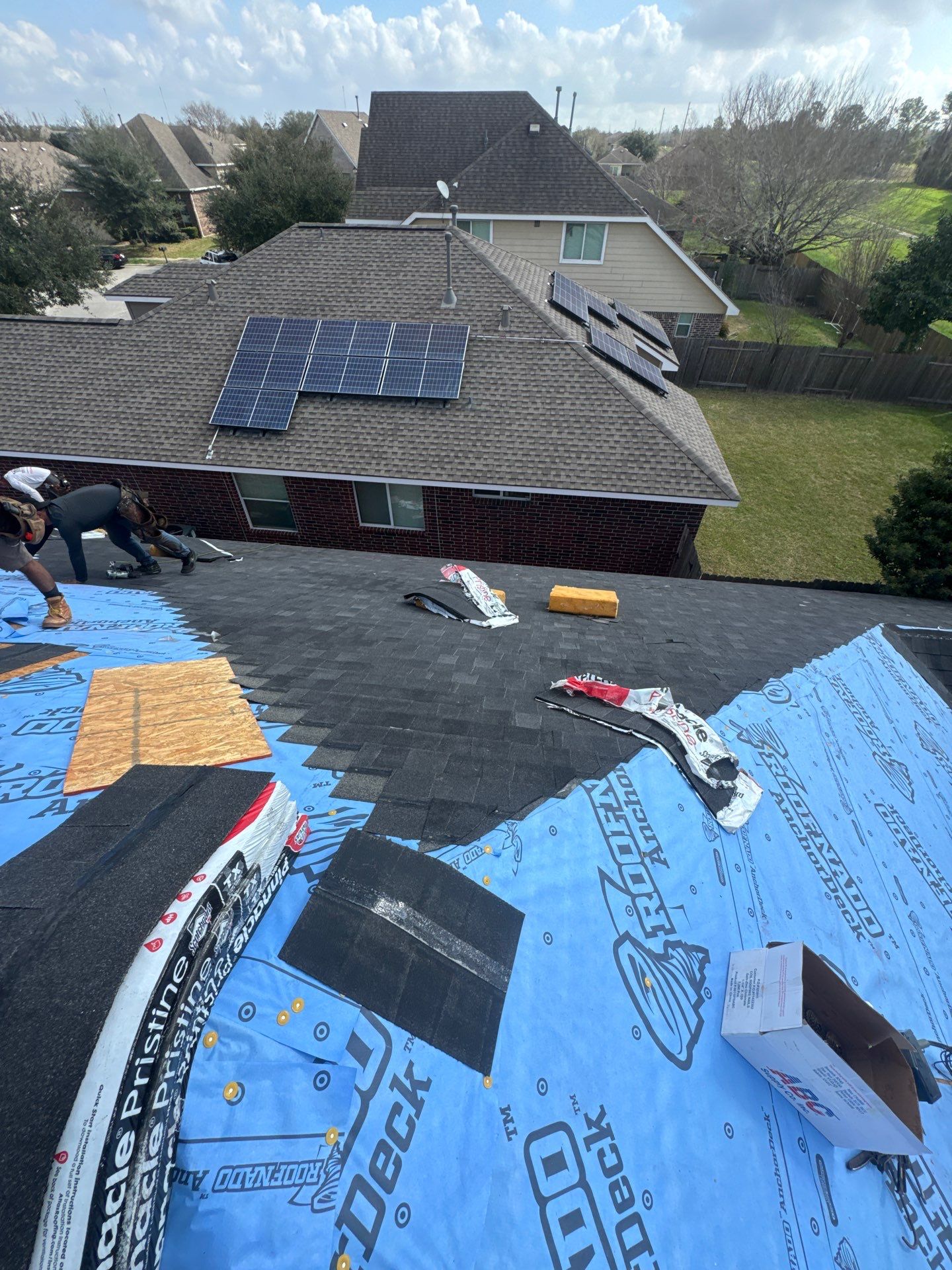 Project in Houston by Proud Roofing
