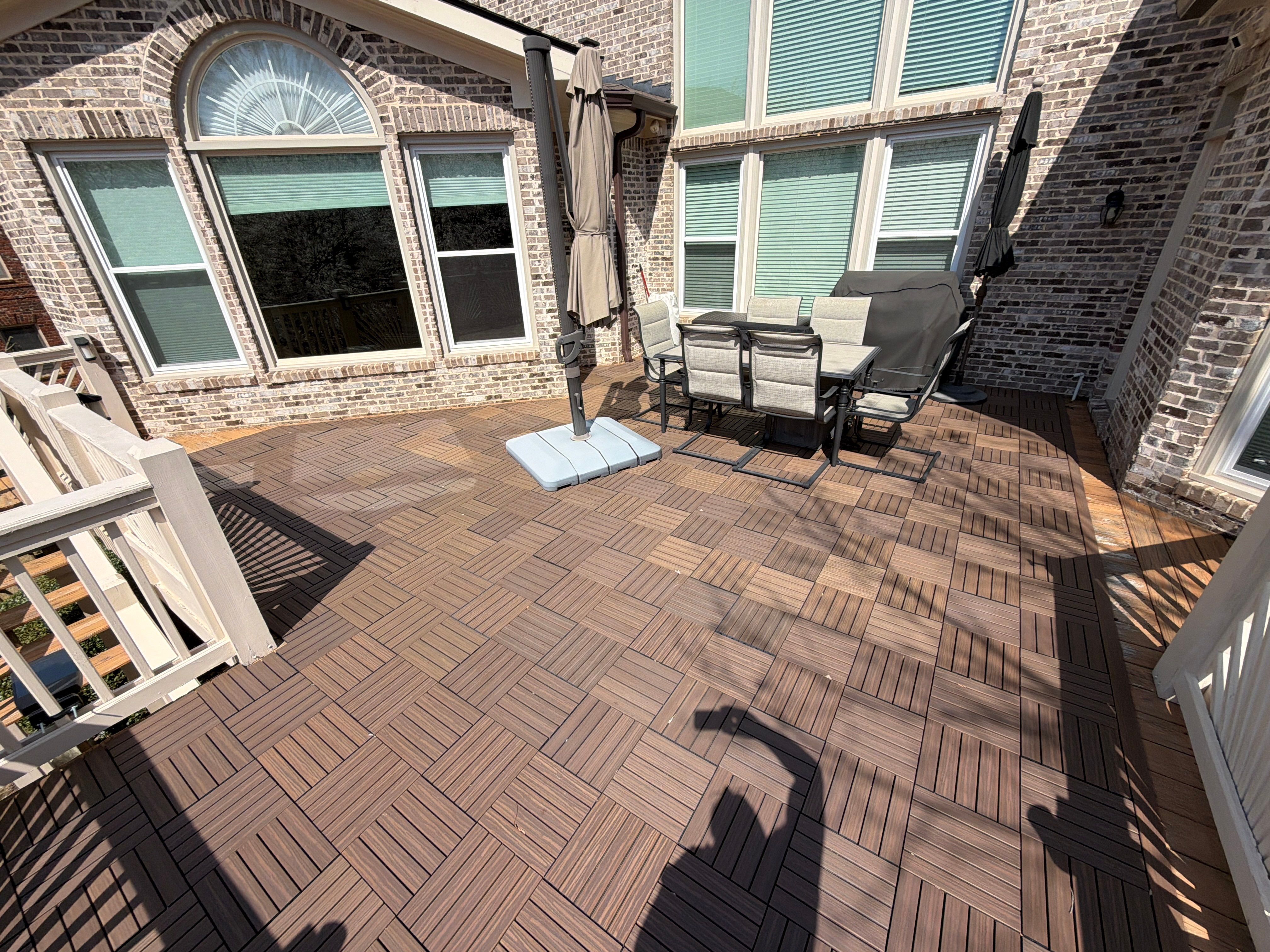 Lawrenceville, GA Deckorators Deck Resurface, Under-Deck, and Trex Deck Lighting Installation by Nelson Exteriors 