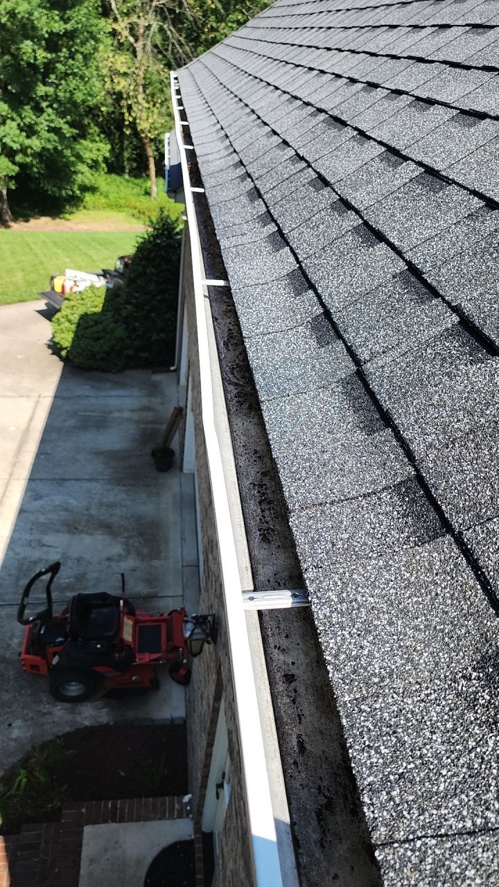 Gutter guard instalation  by Power Wash Masters LLC