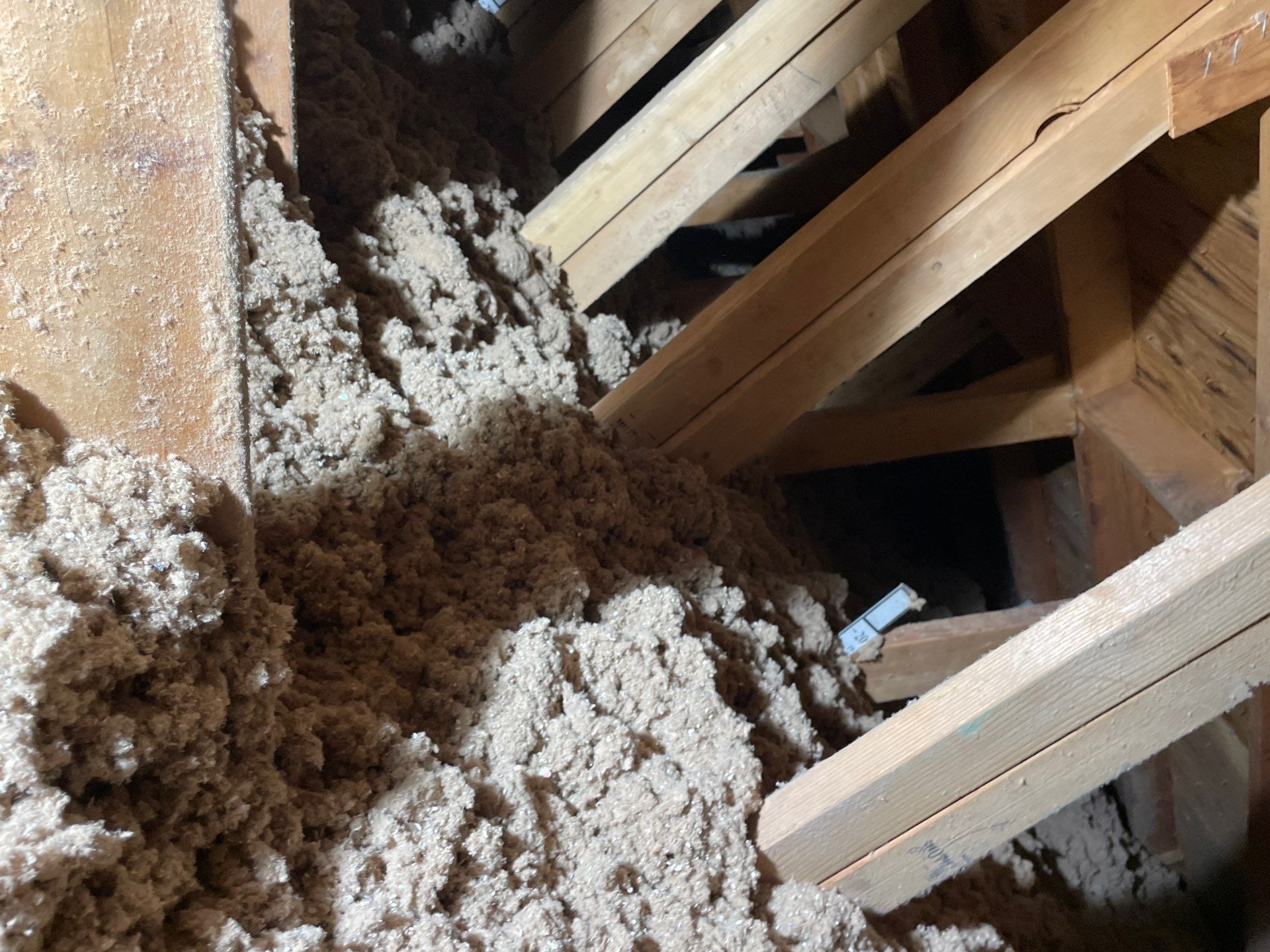 Attic Insulation using Green Fiber Sanctuary by NYS Foam & Energy