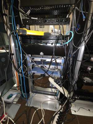 Structured cabling installation by CimaSolutions
