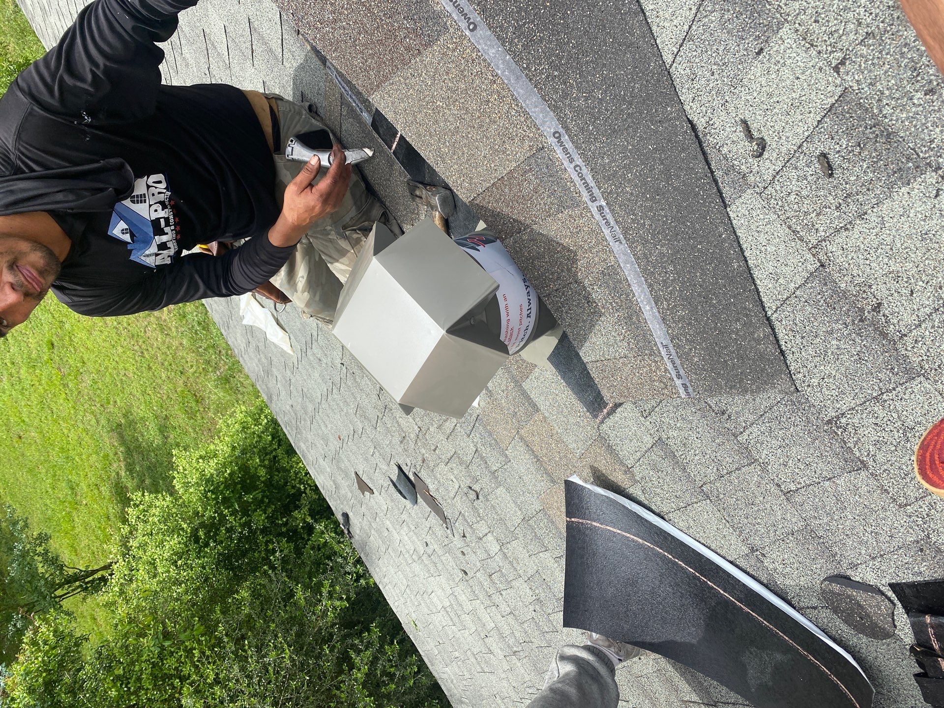 Hail Damage using Owen's Corning Duration (Lifetime) Shingles by Roof Repair Company